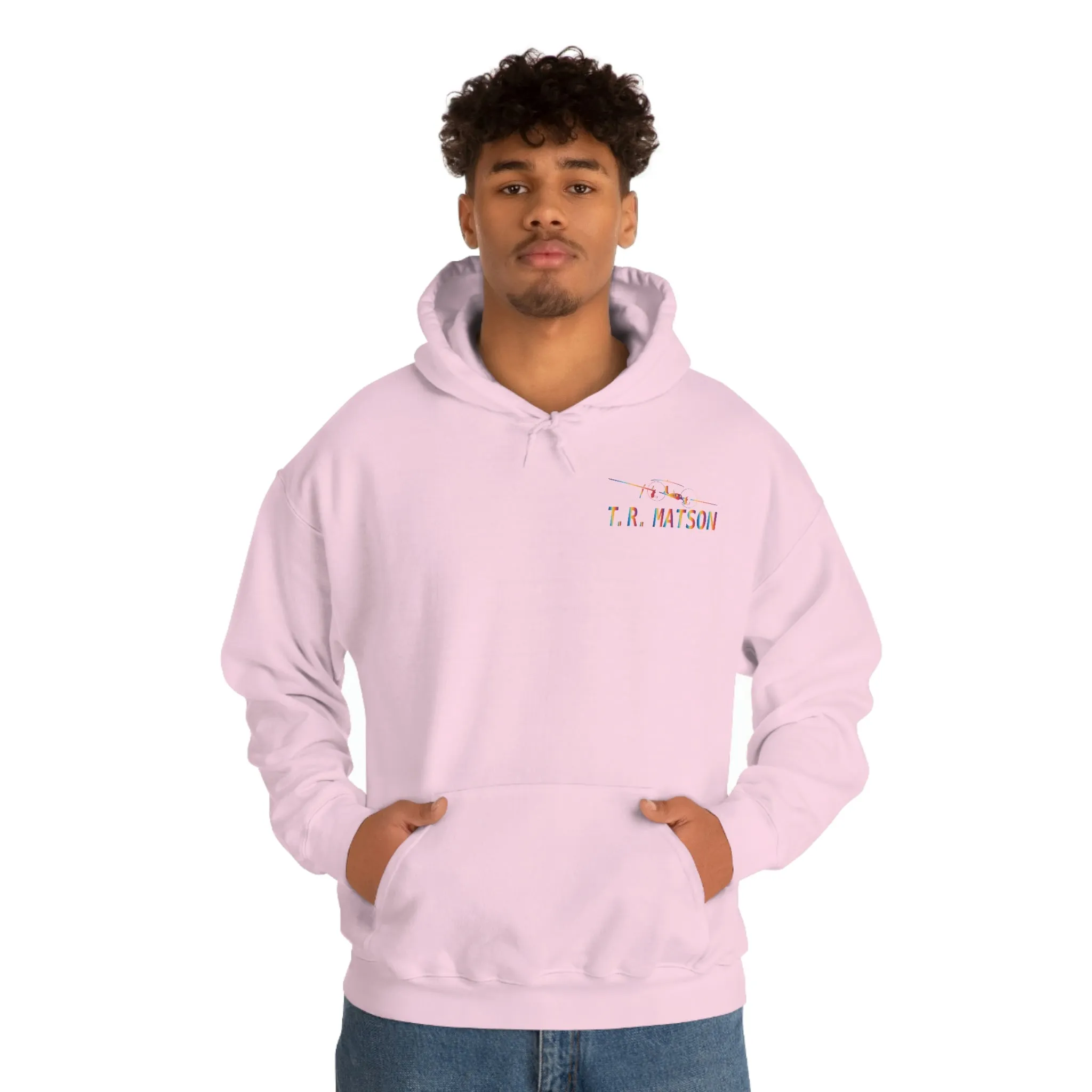 T.R MATSON COLLAB HOODIE: NEVER DOWN, NEVER OUT