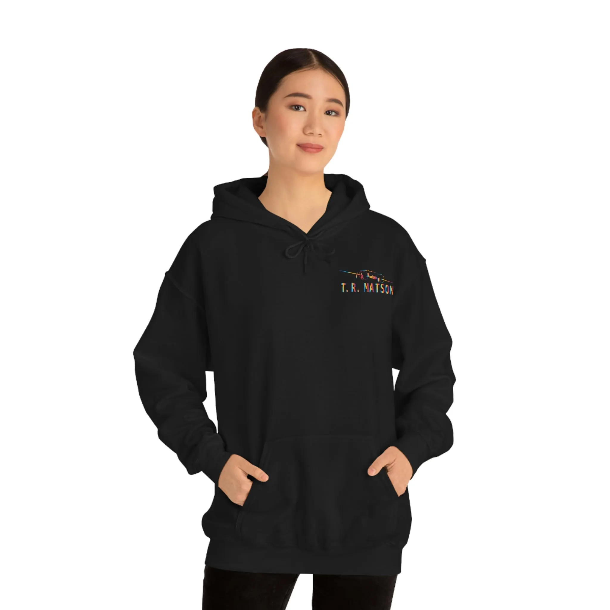 T.R MATSON COLLAB HOODIE: NEVER DOWN, NEVER OUT