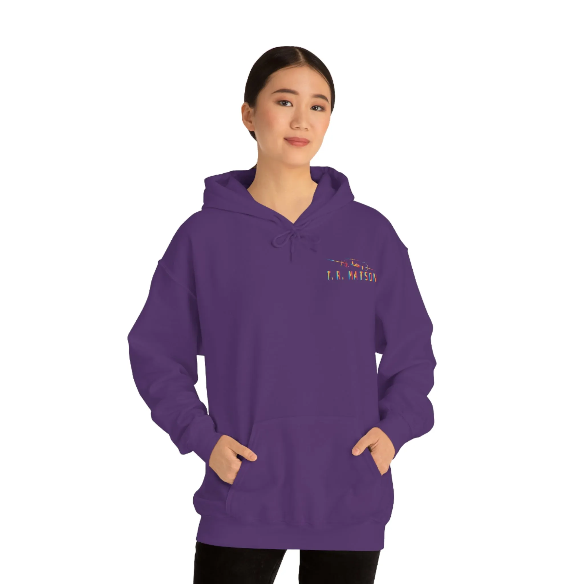 T.R MATSON COLLAB HOODIE: NEVER DOWN, NEVER OUT