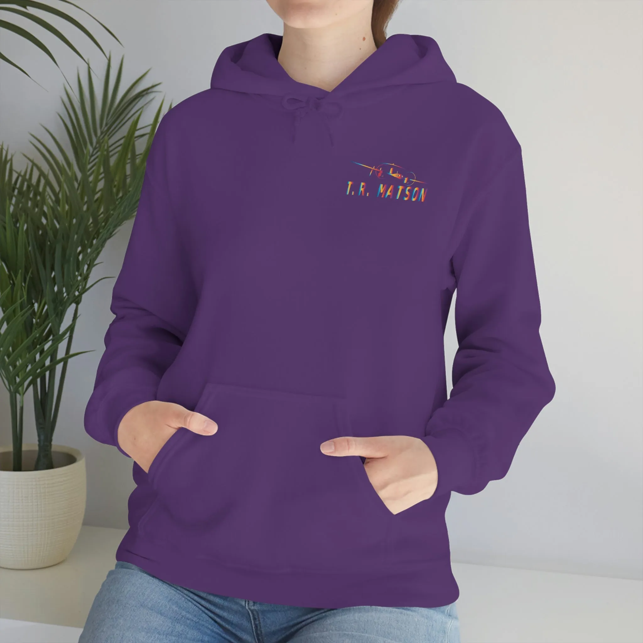 T.R MATSON COLLAB HOODIE: NEVER DOWN, NEVER OUT