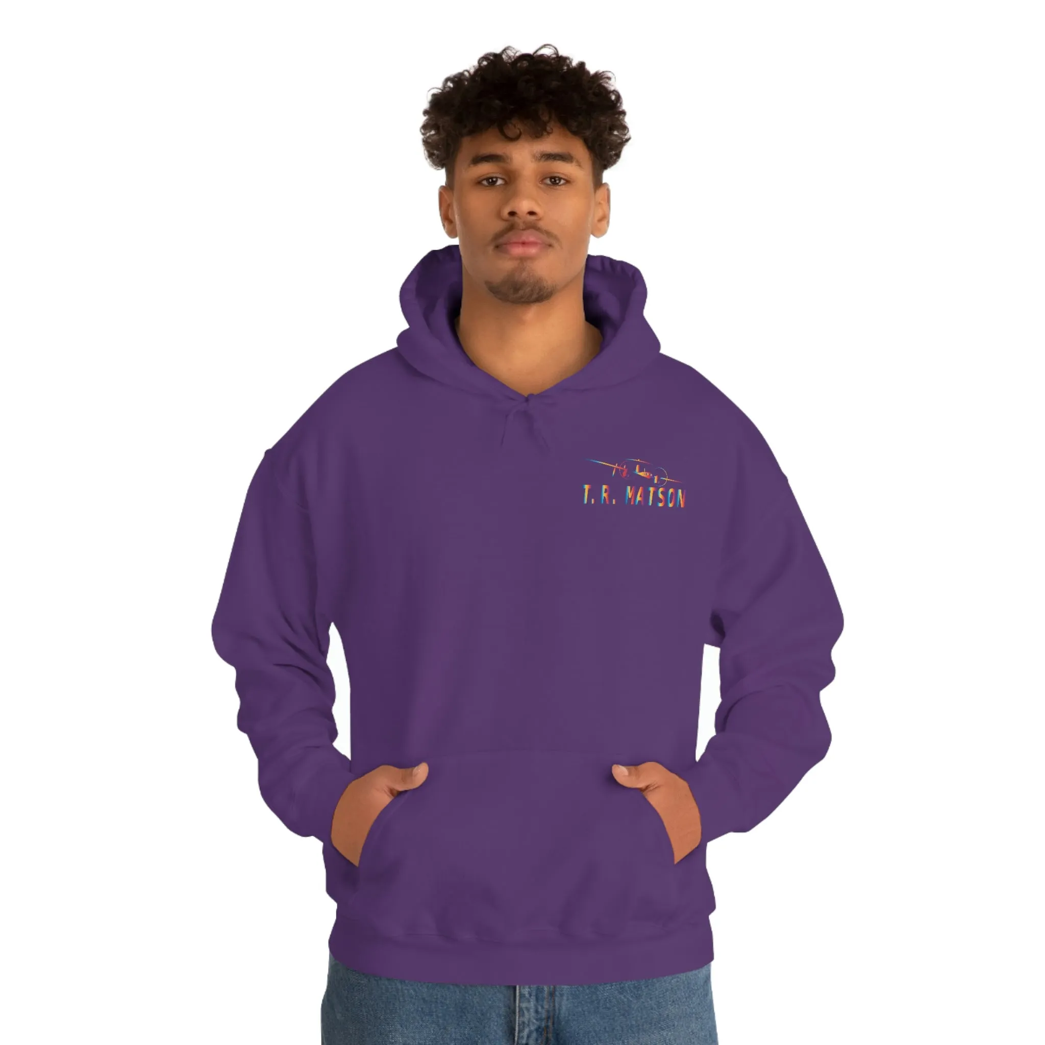 T.R MATSON COLLAB HOODIE: NEVER DOWN, NEVER OUT