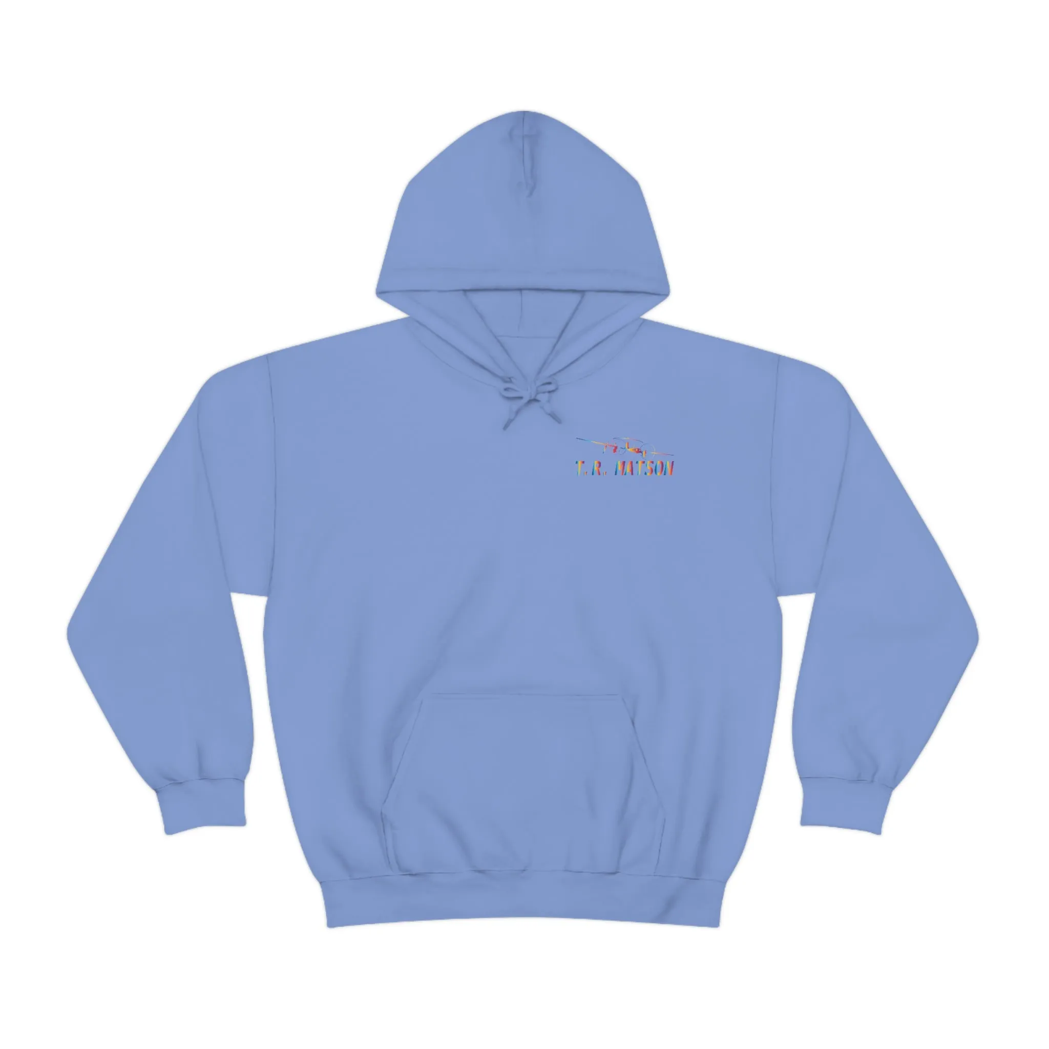 T.R MATSON COLLAB HOODIE: NEVER DOWN, NEVER OUT