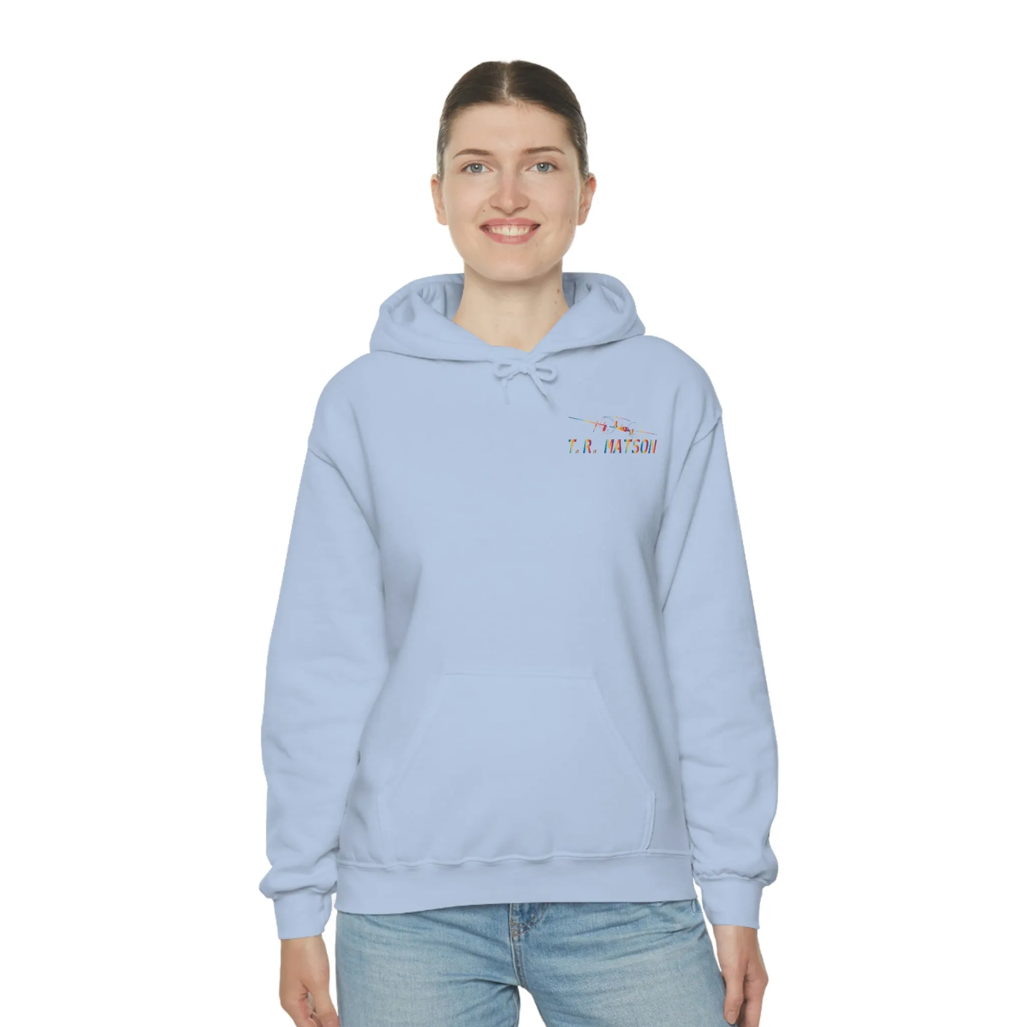 T.R MATSON COLLAB HOODIE: NEVER DOWN, NEVER OUT