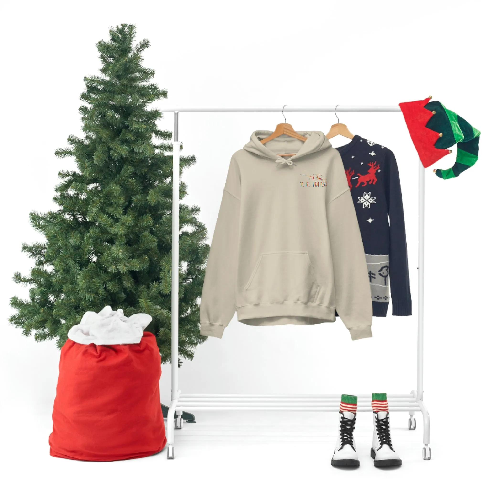 T.R MATSON COLLAB HOODIE: NEVER DOWN, NEVER OUT