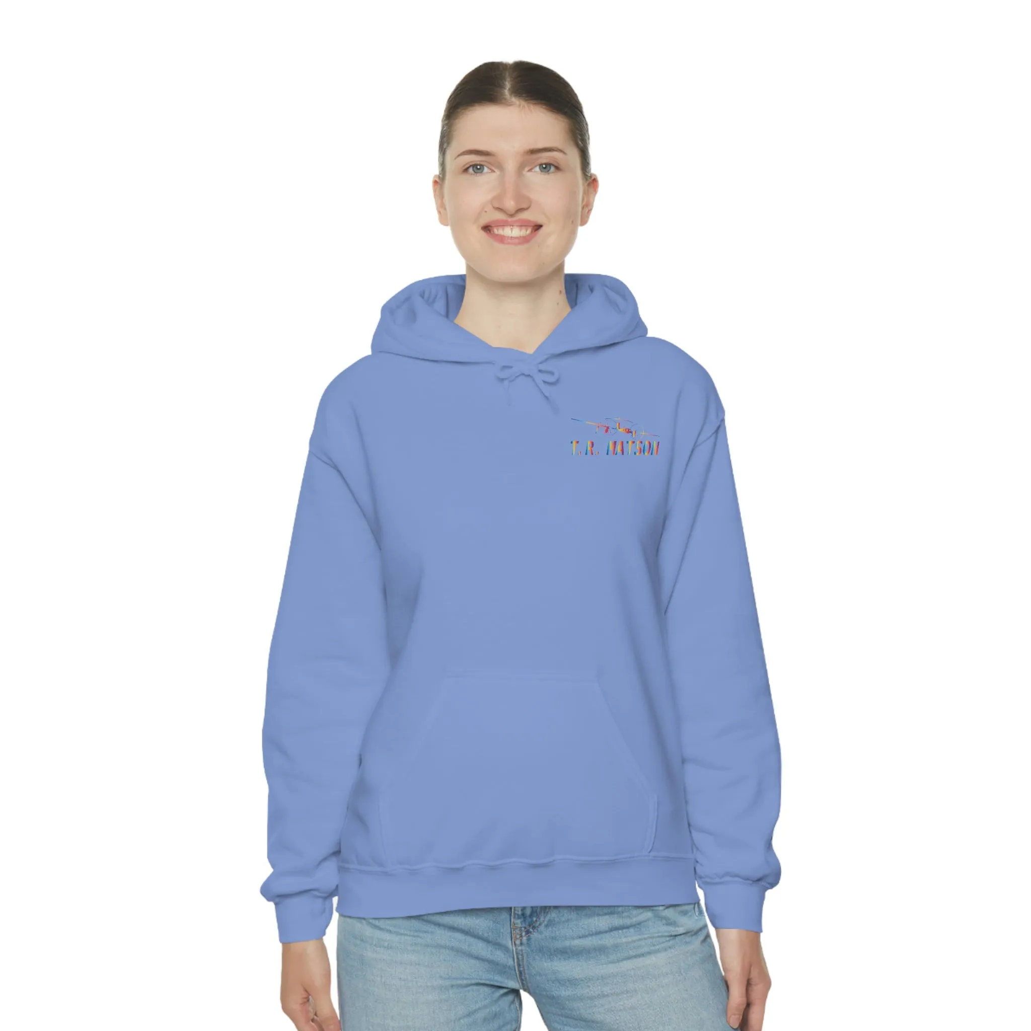 T.R MATSON COLLAB HOODIE: NEVER DOWN, NEVER OUT
