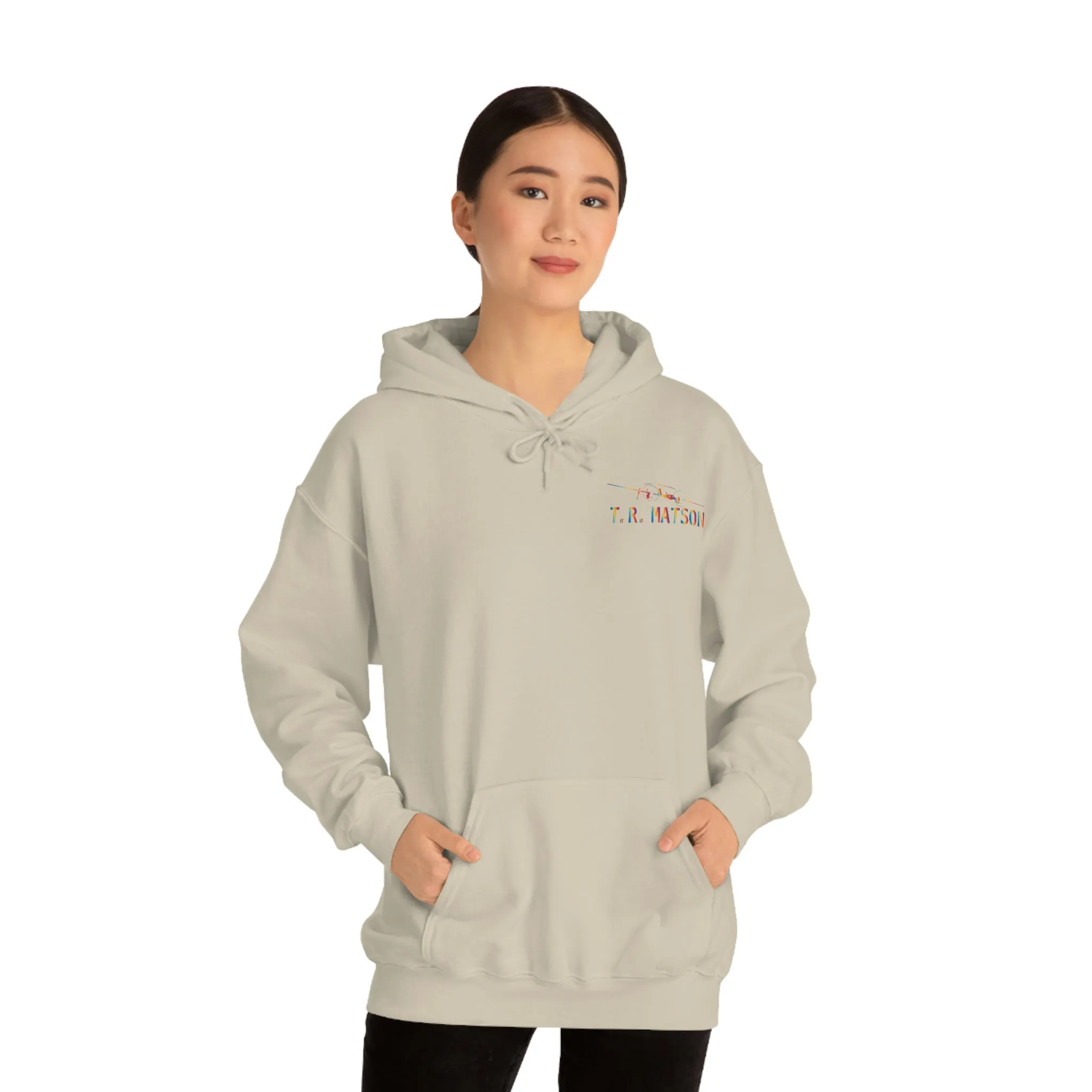T.R MATSON COLLAB HOODIE: NEVER DOWN, NEVER OUT
