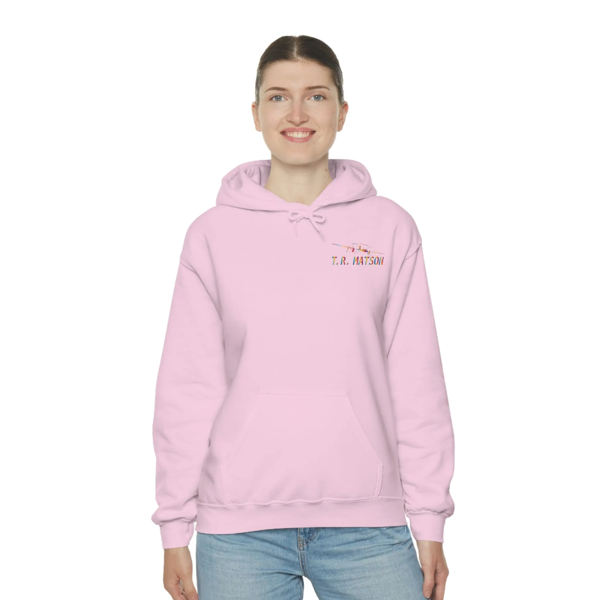 T.R MATSON COLLAB HOODIE: NEVER DOWN, NEVER OUT