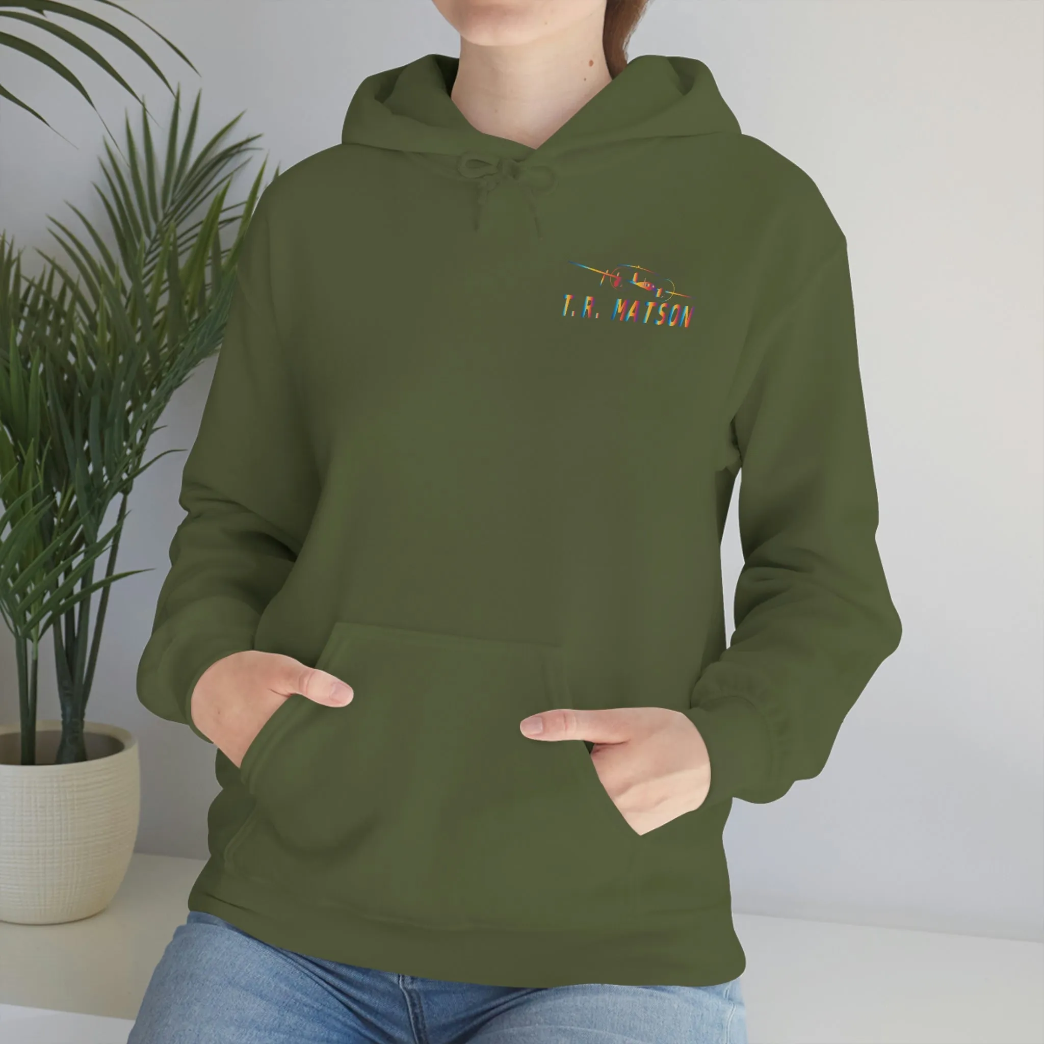 T.R MATSON COLLAB HOODIE: NEVER DOWN, NEVER OUT