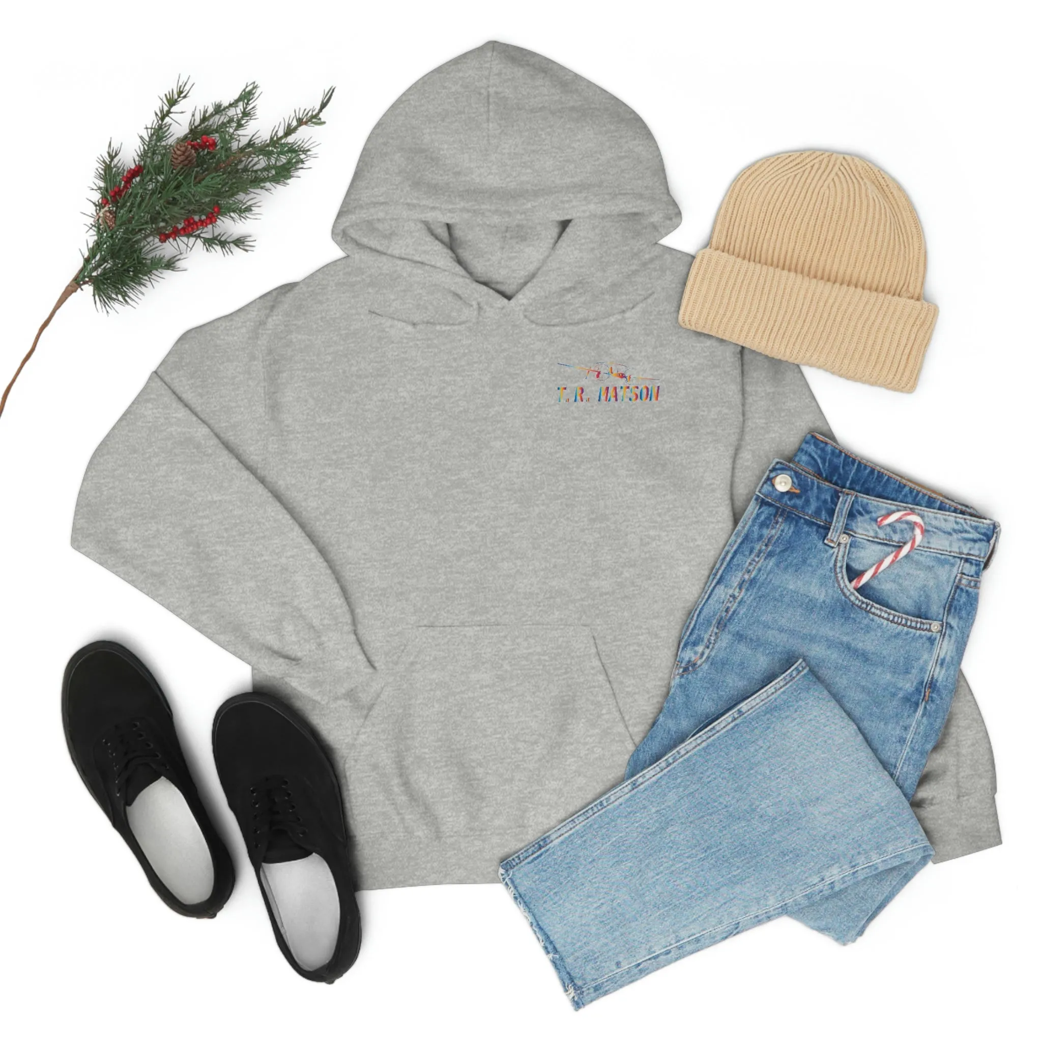 T.R MATSON COLLAB HOODIE: NEVER DOWN, NEVER OUT