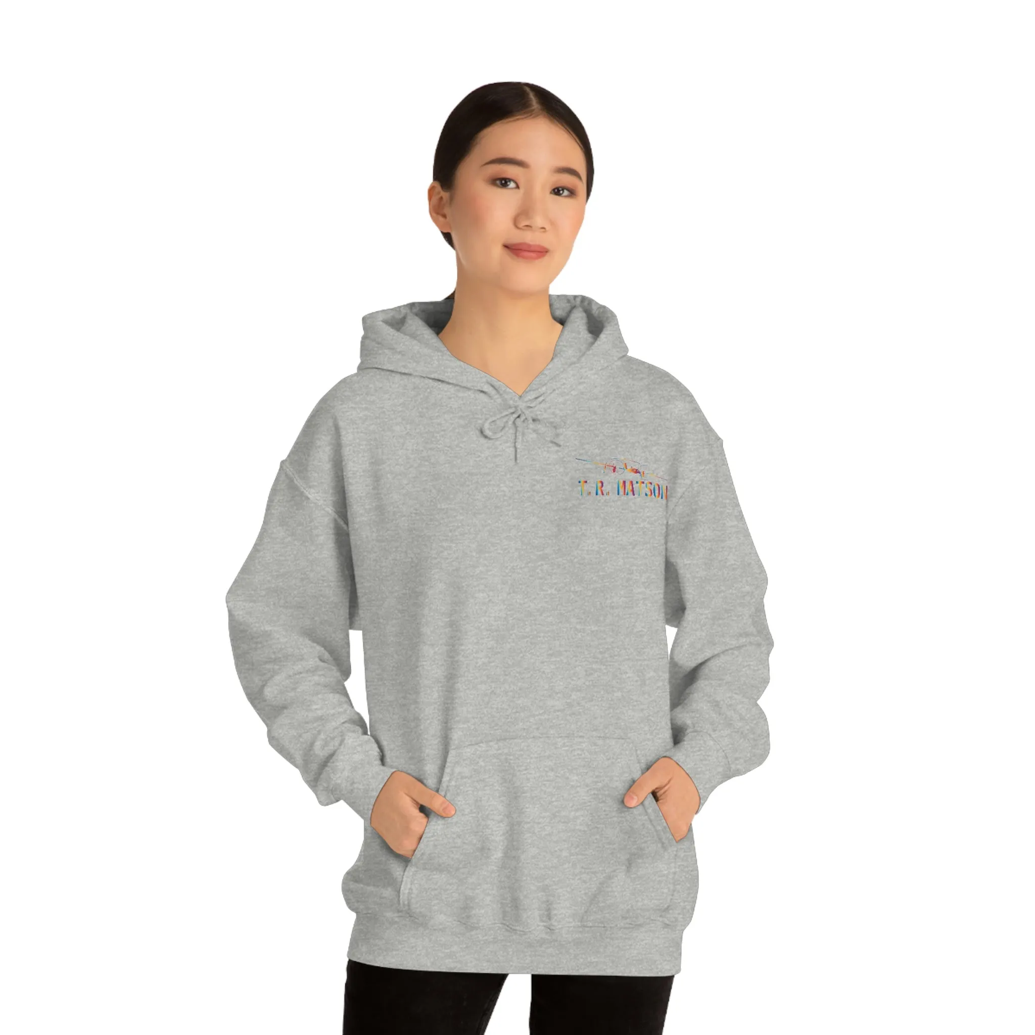 T.R MATSON COLLAB HOODIE: NEVER DOWN, NEVER OUT