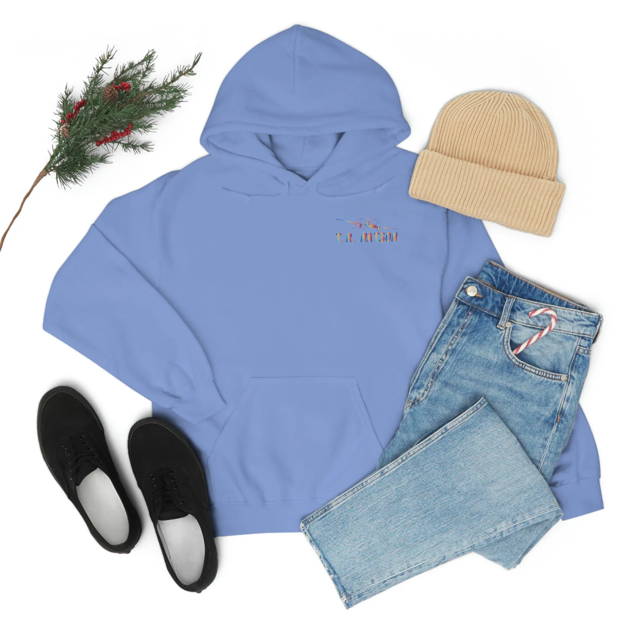 T.R MATSON COLLAB HOODIE: NEVER DOWN, NEVER OUT