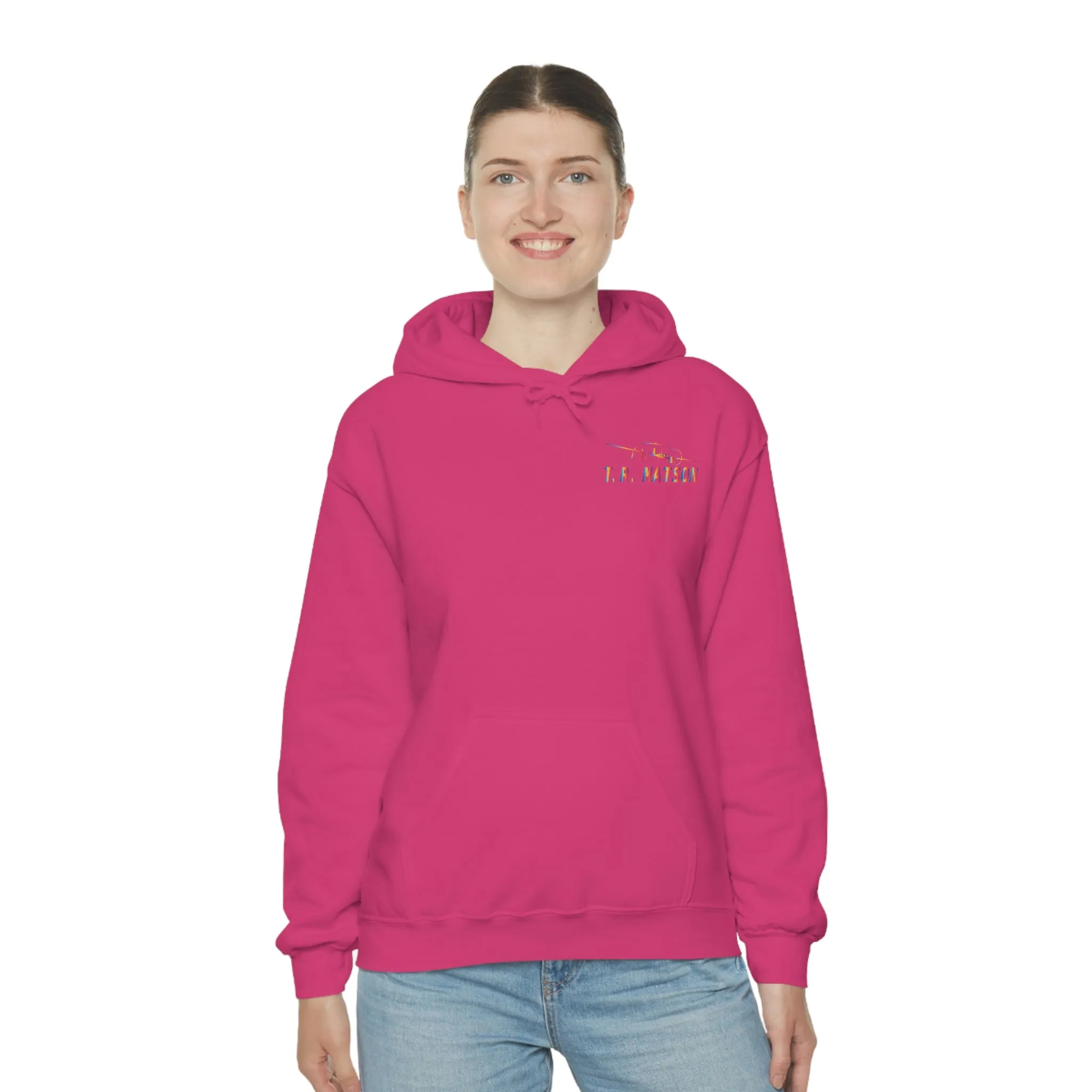 T.R MATSON COLLAB HOODIE: NEVER DOWN, NEVER OUT