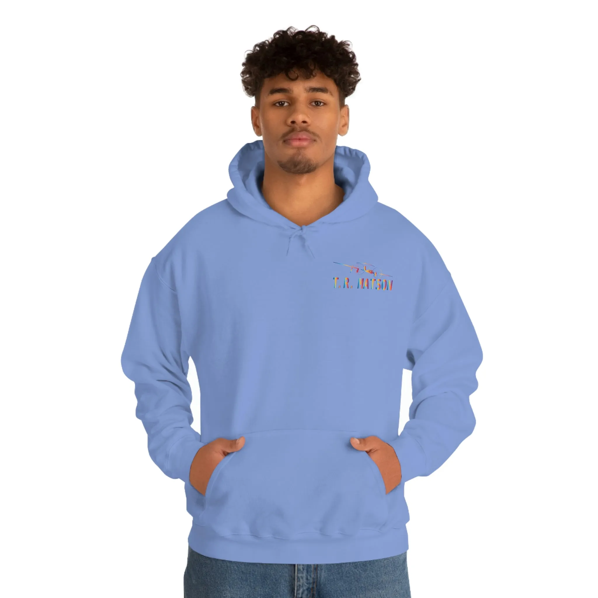 T.R MATSON COLLAB HOODIE: NEVER DOWN, NEVER OUT