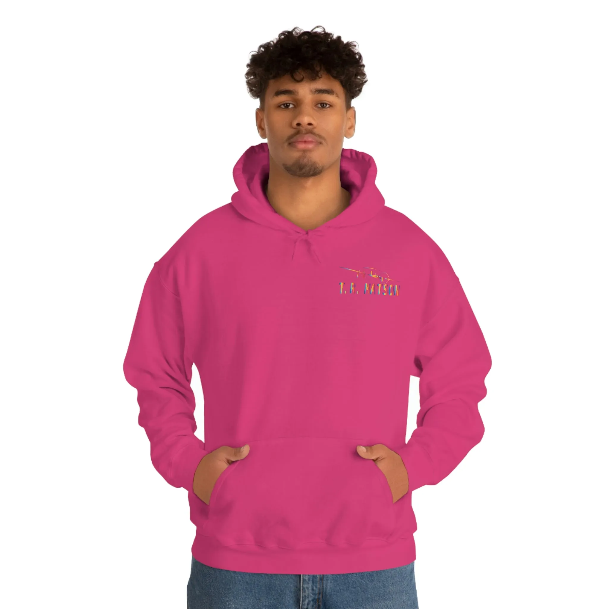 T.R MATSON COLLAB HOODIE: NEVER DOWN, NEVER OUT