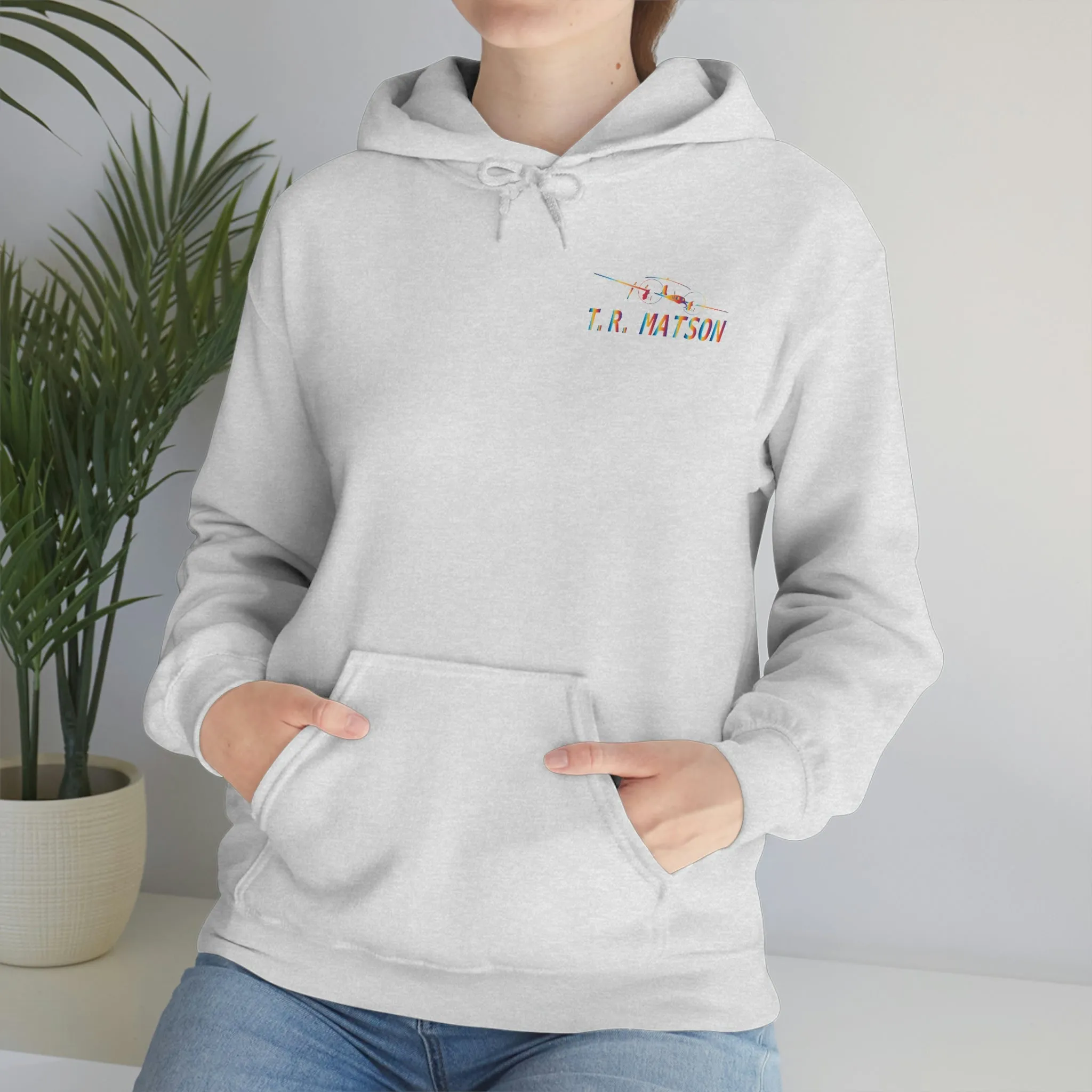 T.R MATSON COLLAB HOODIE: NEVER DOWN, NEVER OUT