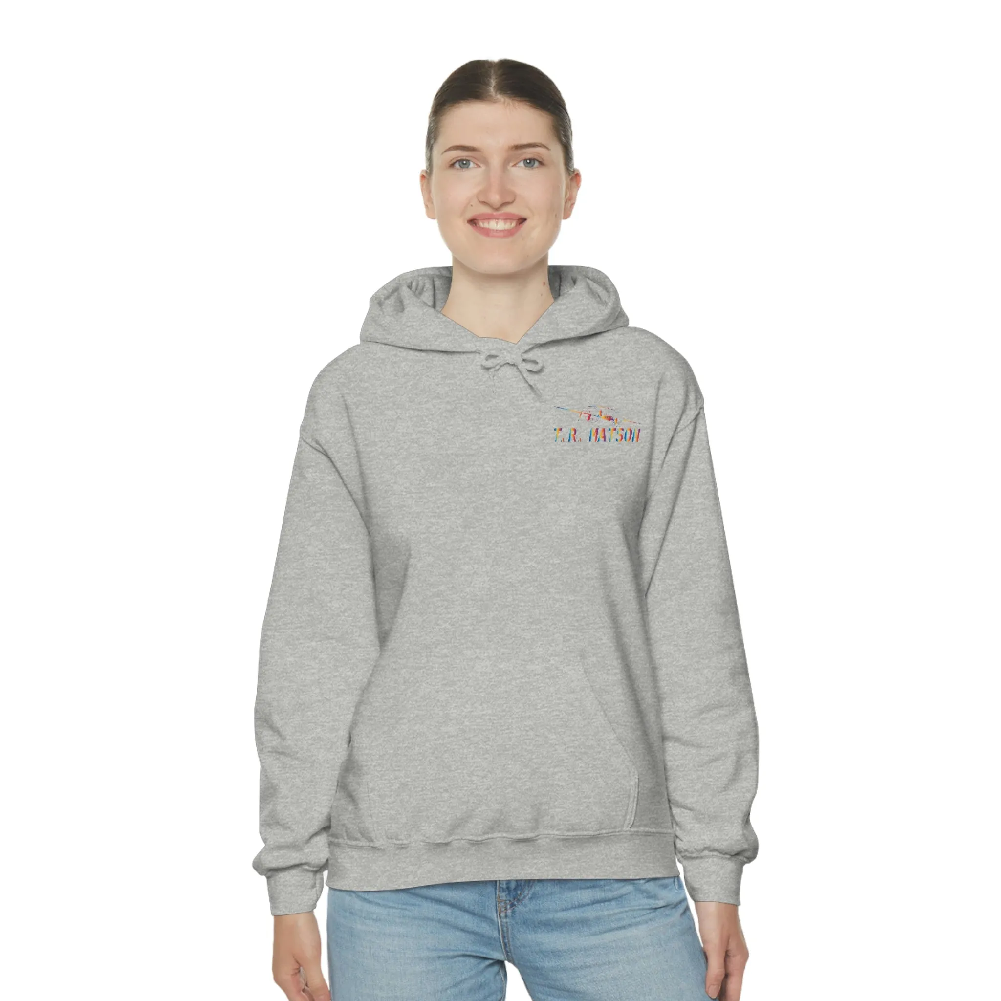 T.R MATSON COLLAB HOODIE: NEVER DOWN, NEVER OUT