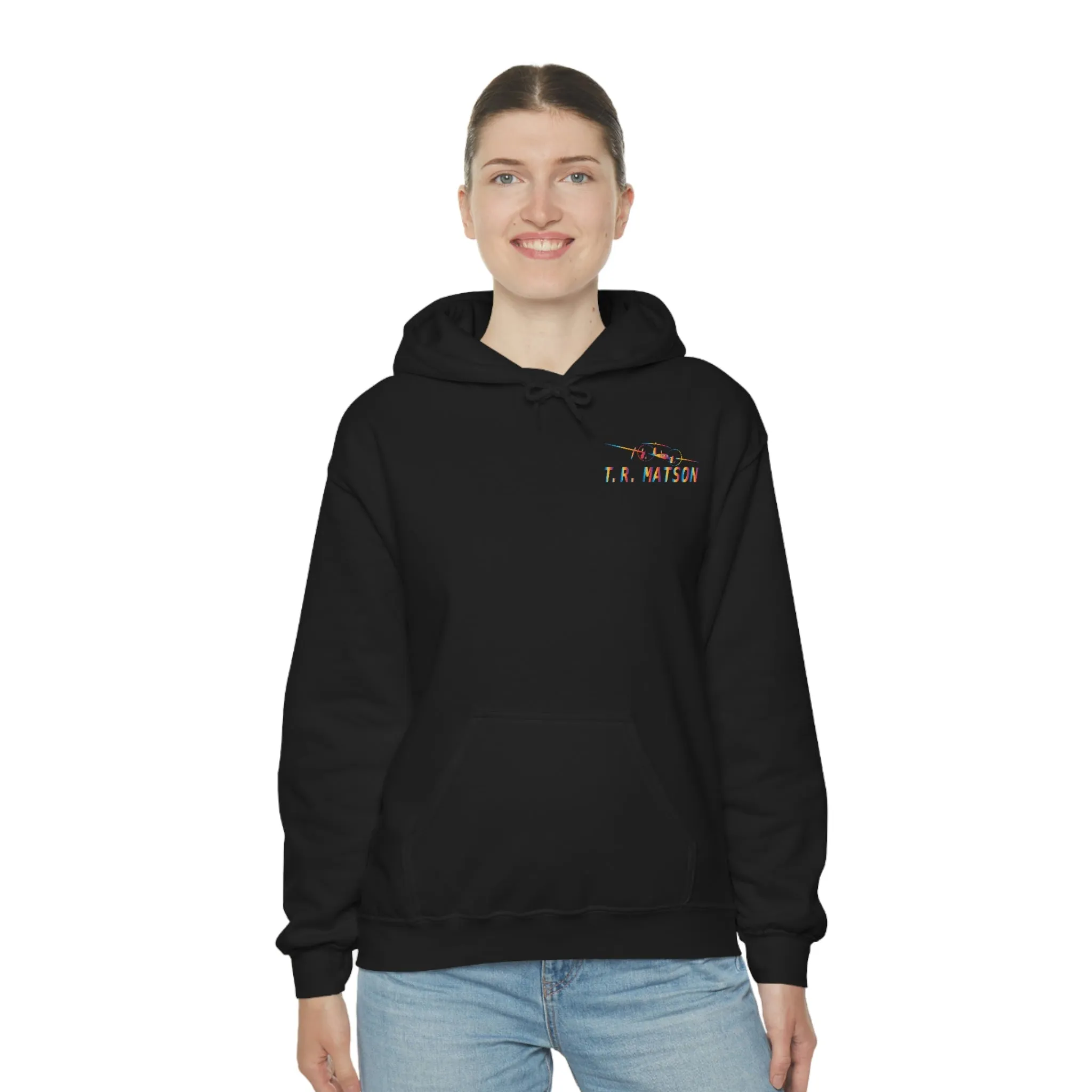 T.R MATSON COLLAB HOODIE: NEVER DOWN, NEVER OUT