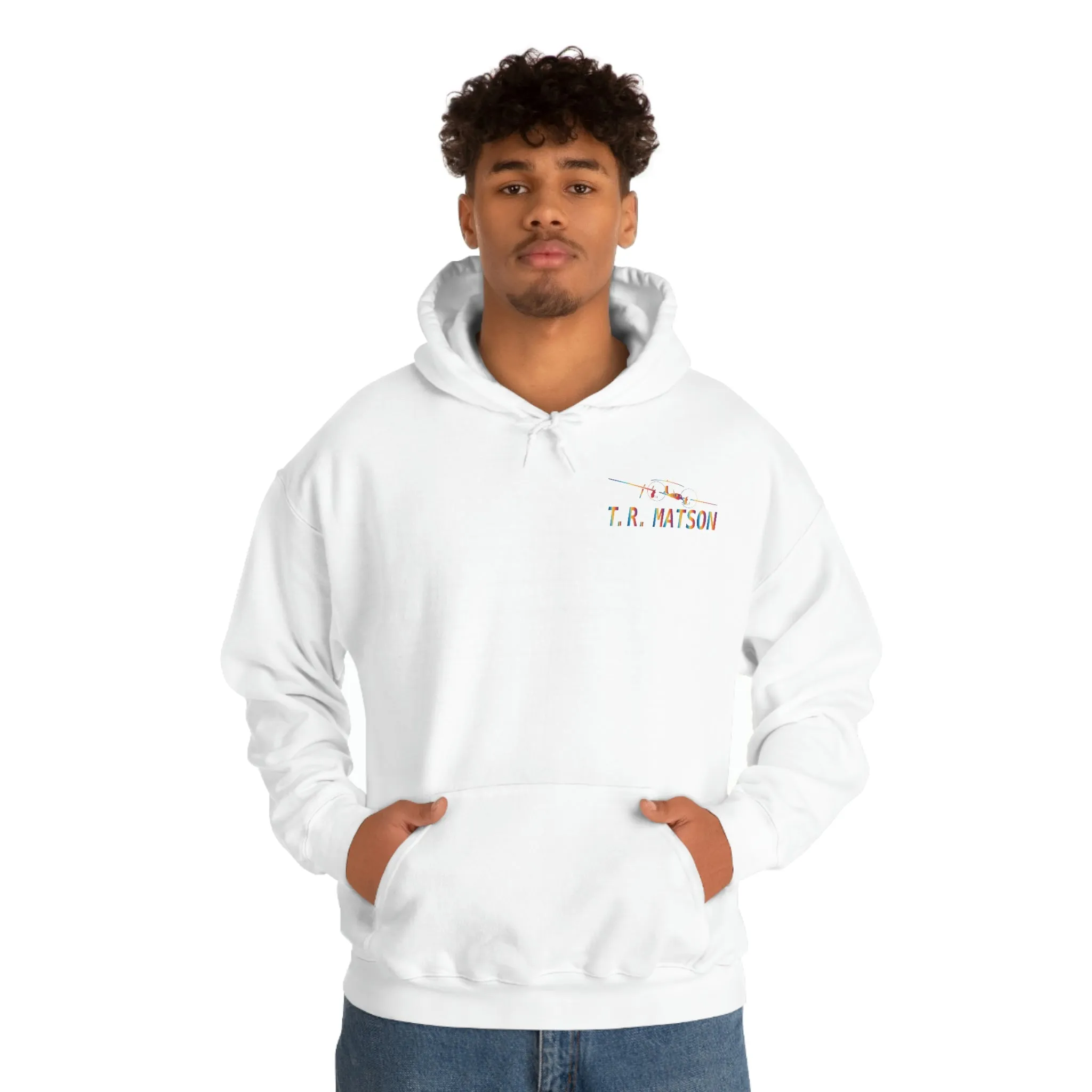 T.R MATSON COLLAB HOODIE: NEVER DOWN, NEVER OUT