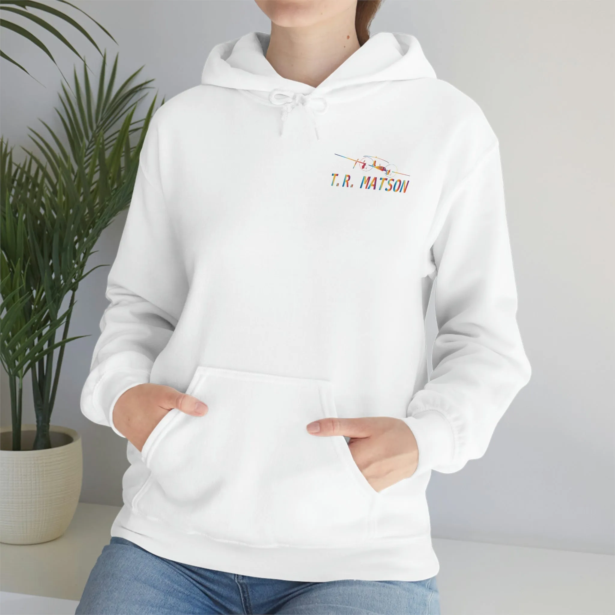 T.R MATSON COLLAB HOODIE: NEVER DOWN, NEVER OUT
