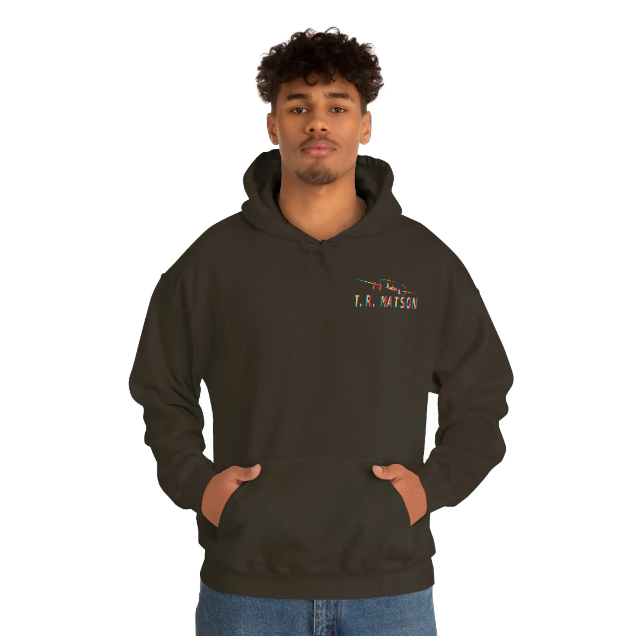 T.R MATSON COLLAB HOODIE: NEVER DOWN, NEVER OUT