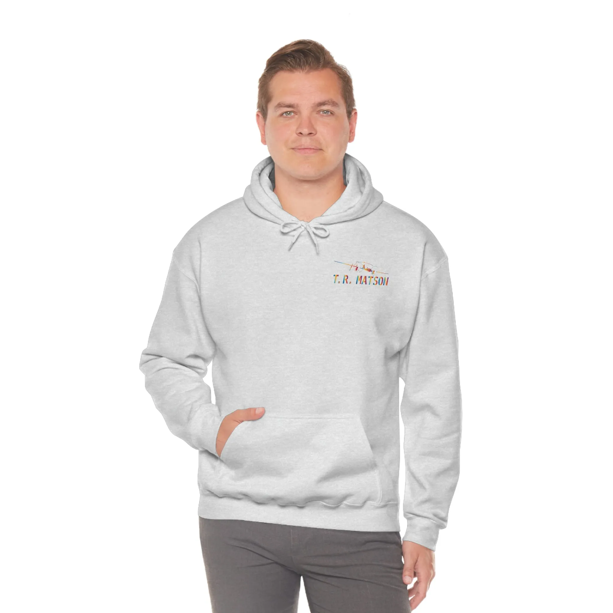 T.R MATSON COLLAB HOODIE: NEVER DOWN, NEVER OUT