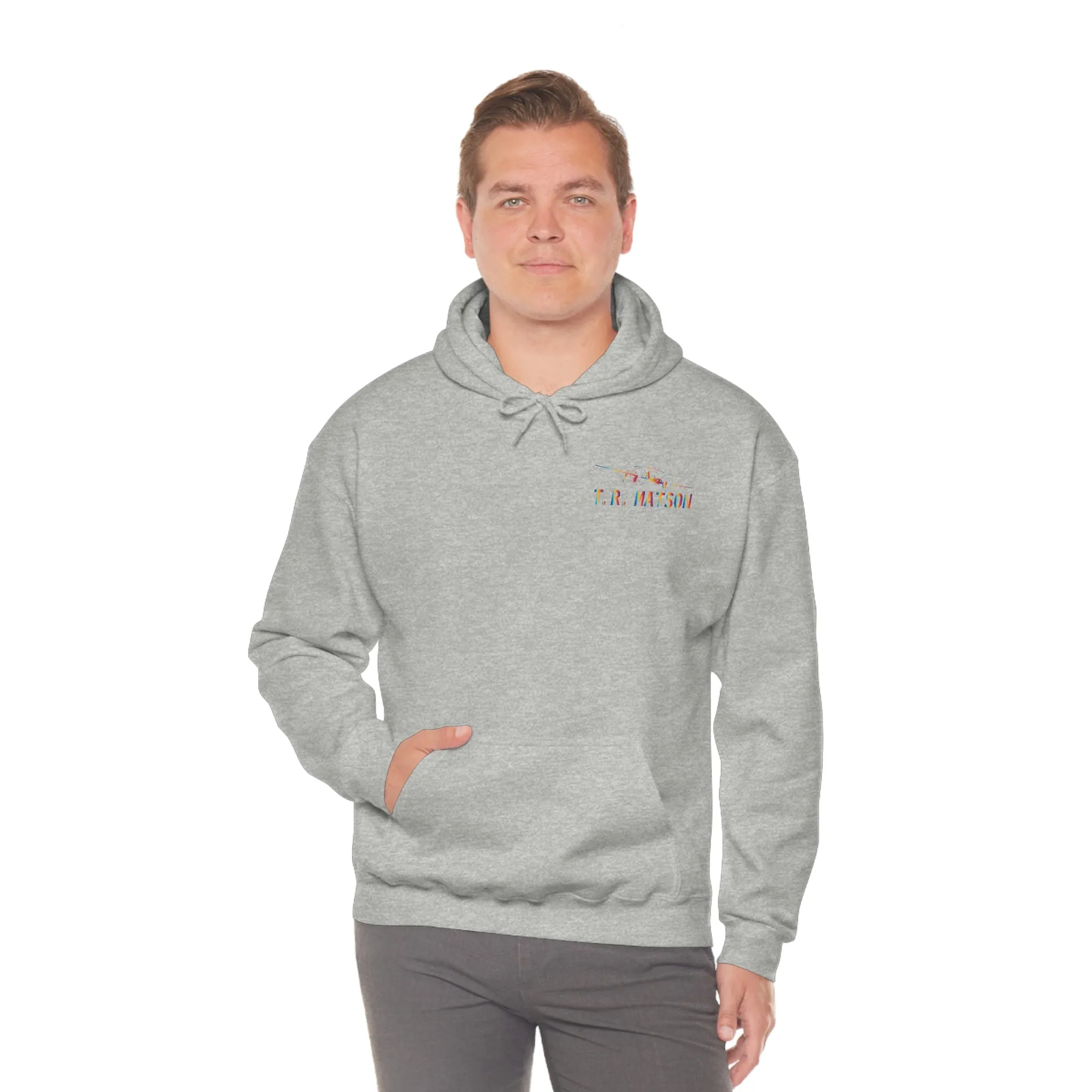 T.R MATSON COLLAB HOODIE: NEVER DOWN, NEVER OUT