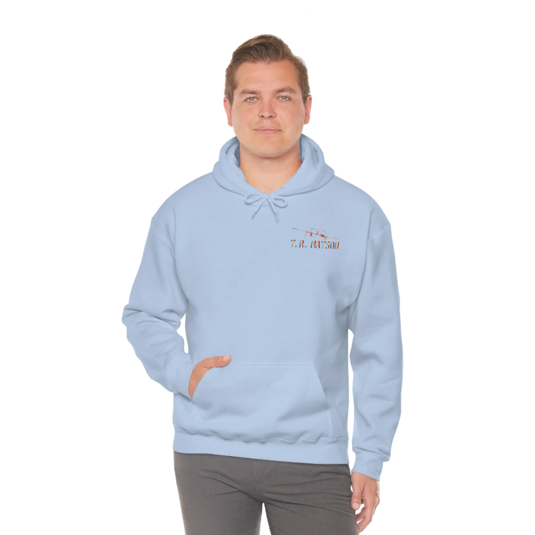 T.R MATSON COLLAB HOODIE: NEVER DOWN, NEVER OUT