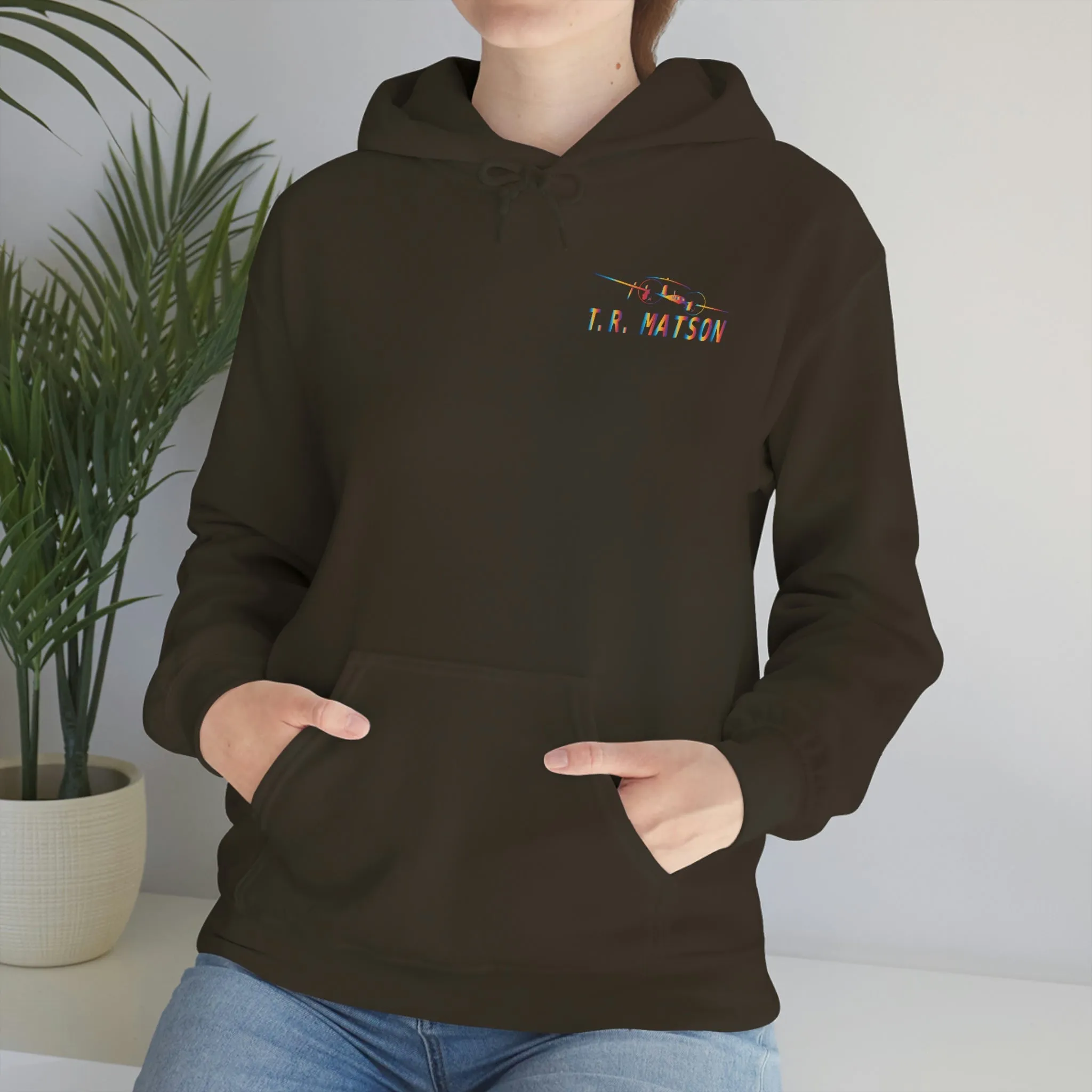 T.R MATSON COLLAB HOODIE: NEVER DOWN, NEVER OUT
