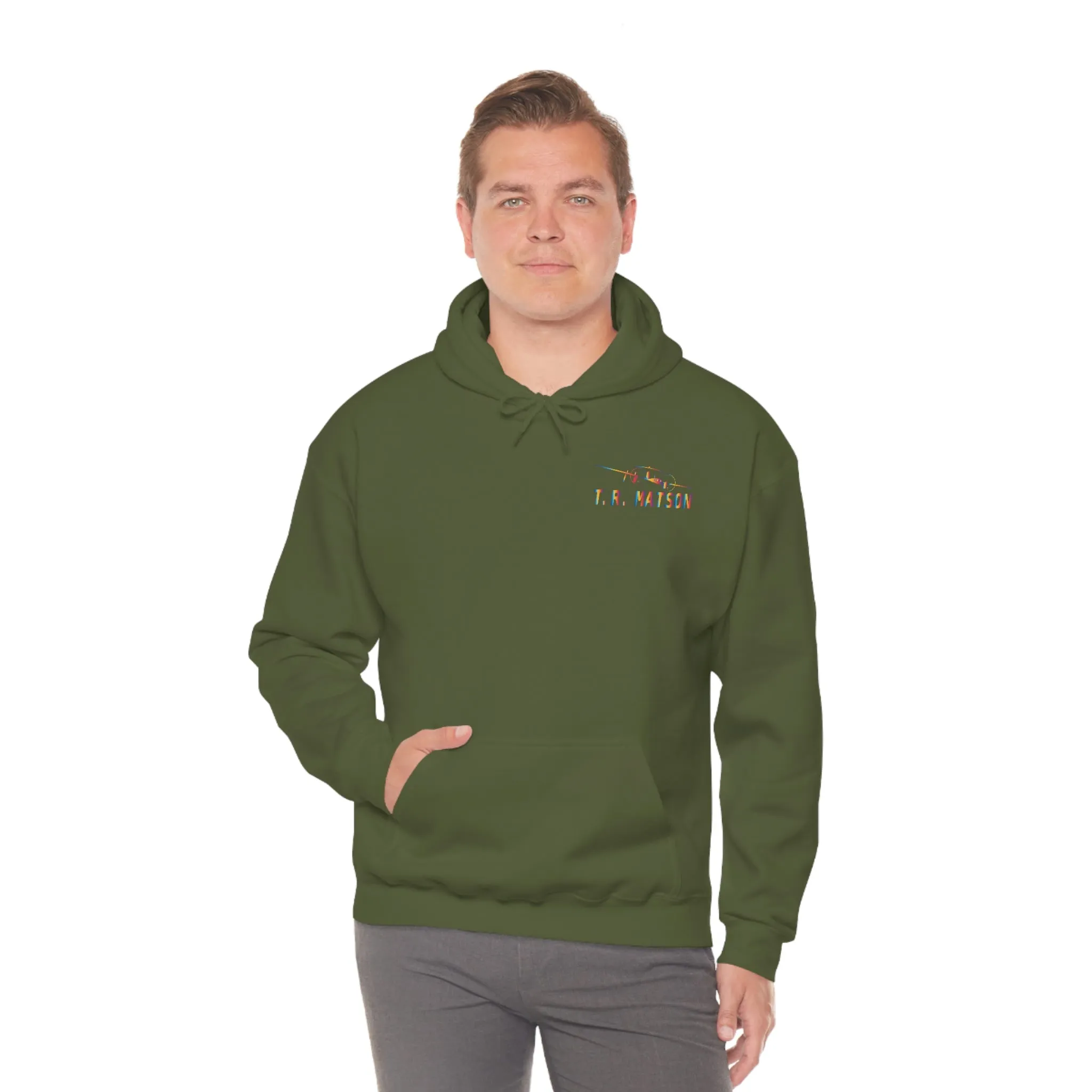 T.R MATSON COLLAB HOODIE: NEVER DOWN, NEVER OUT