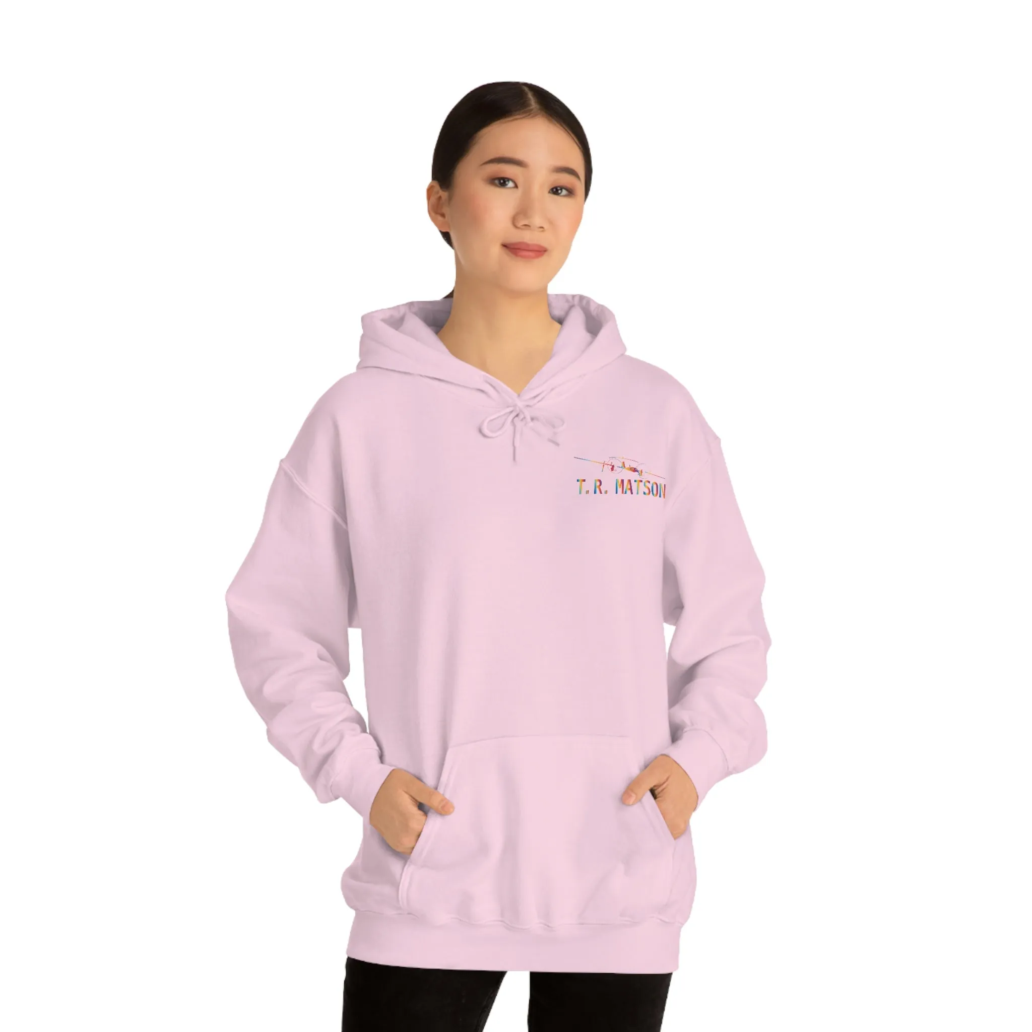 T.R MATSON COLLAB HOODIE: NEVER DOWN, NEVER OUT