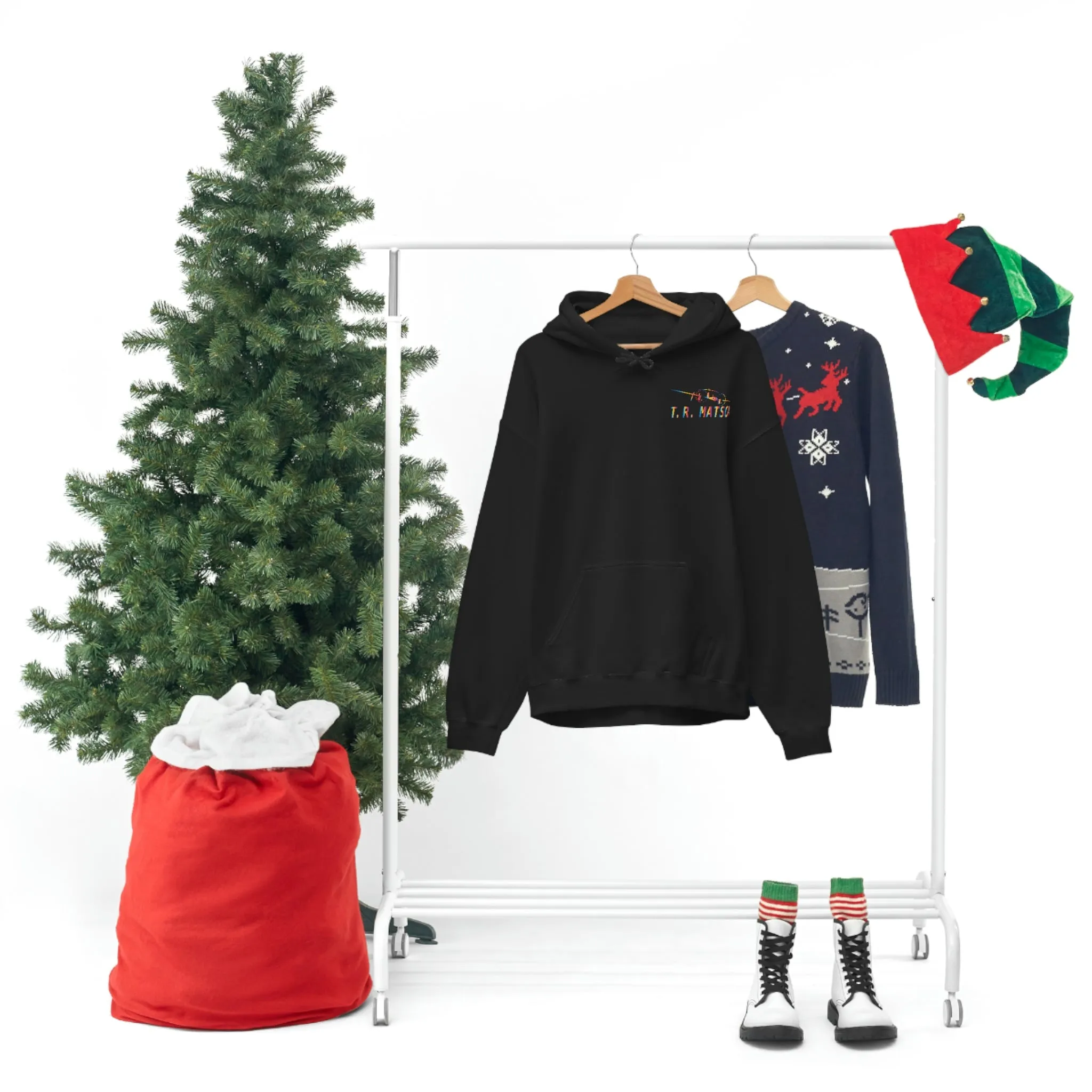 T.R MATSON COLLAB HOODIE: NEVER DOWN, NEVER OUT