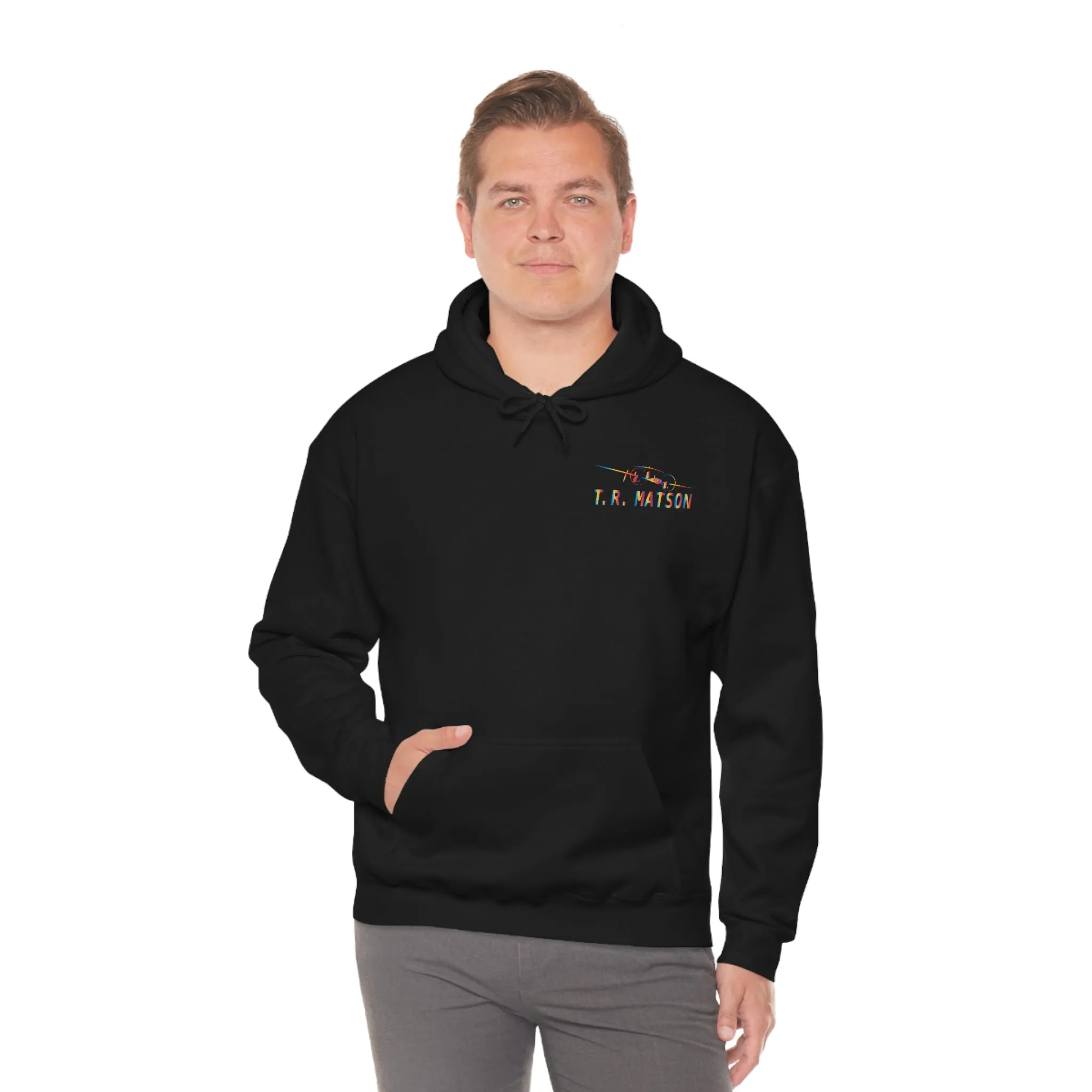T.R MATSON COLLAB HOODIE: NEVER DOWN, NEVER OUT