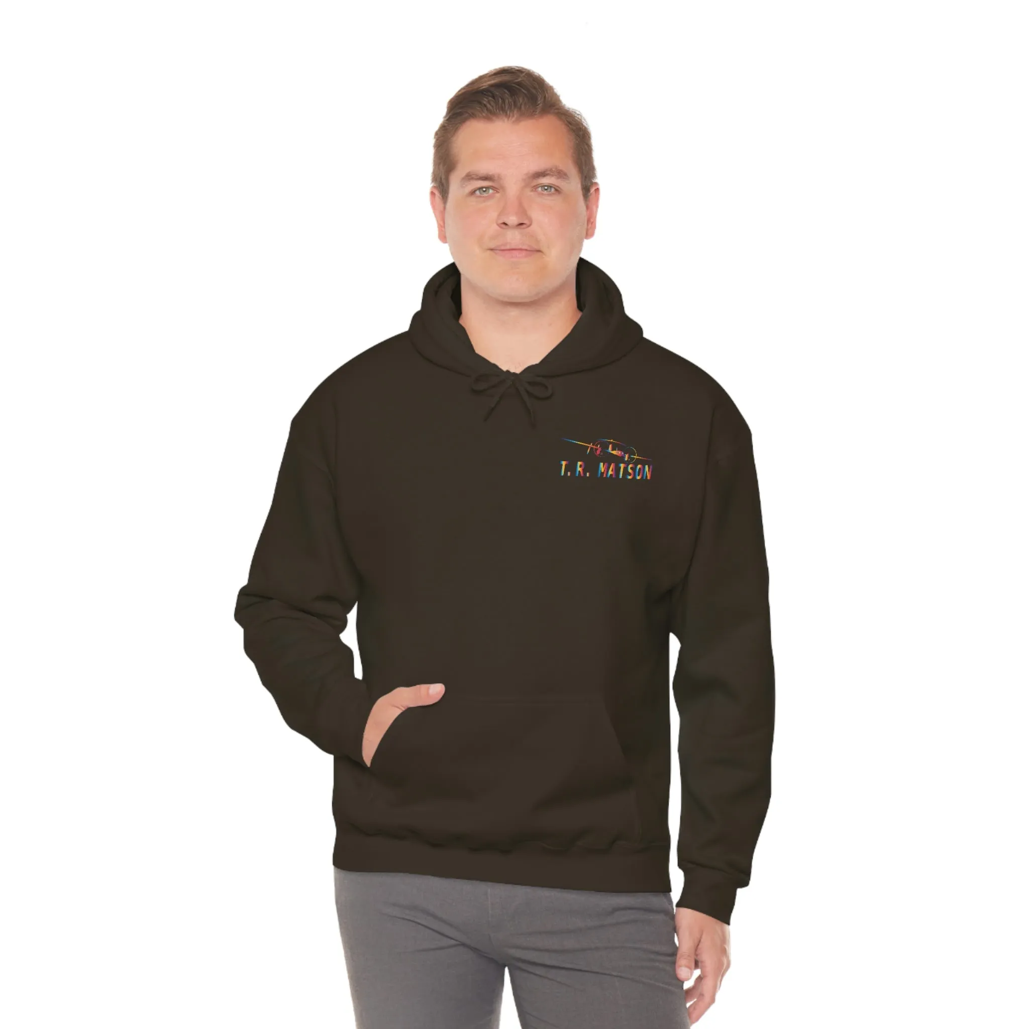 T.R MATSON COLLAB HOODIE: NEVER DOWN, NEVER OUT