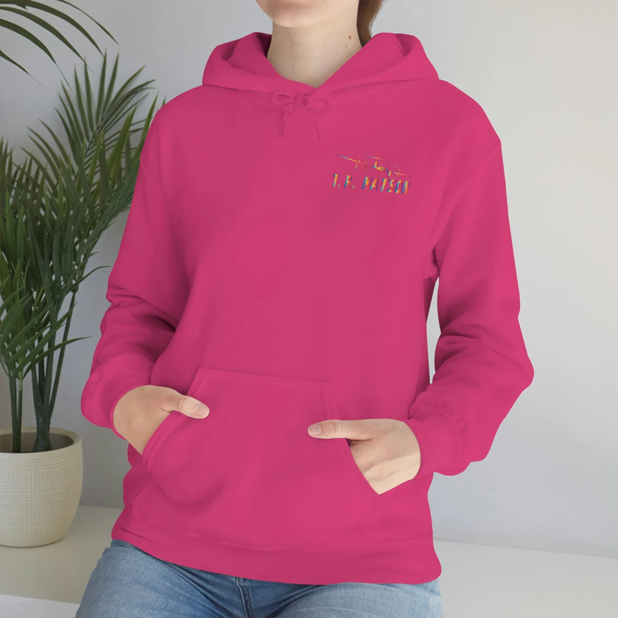 T.R MATSON COLLAB HOODIE: NEVER DOWN, NEVER OUT