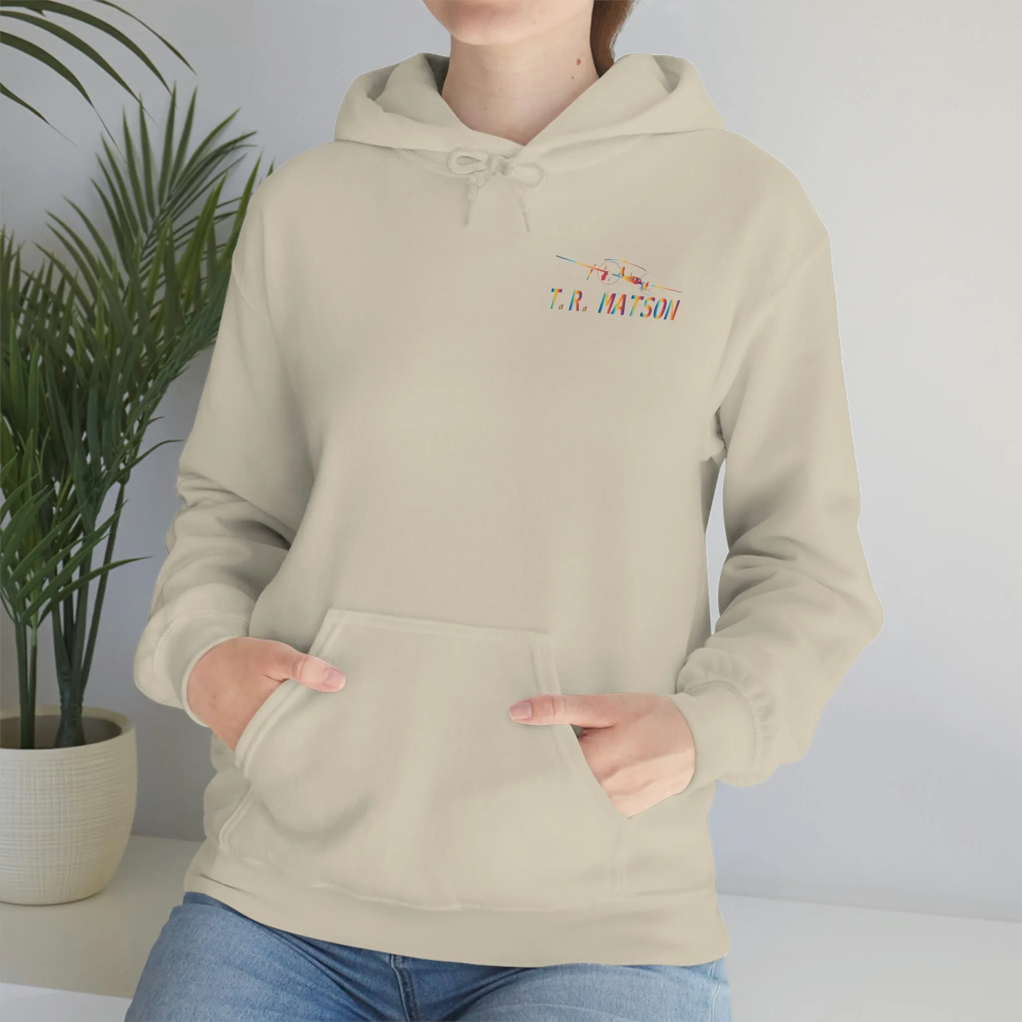 T.R MATSON COLLAB HOODIE: NEVER DOWN, NEVER OUT