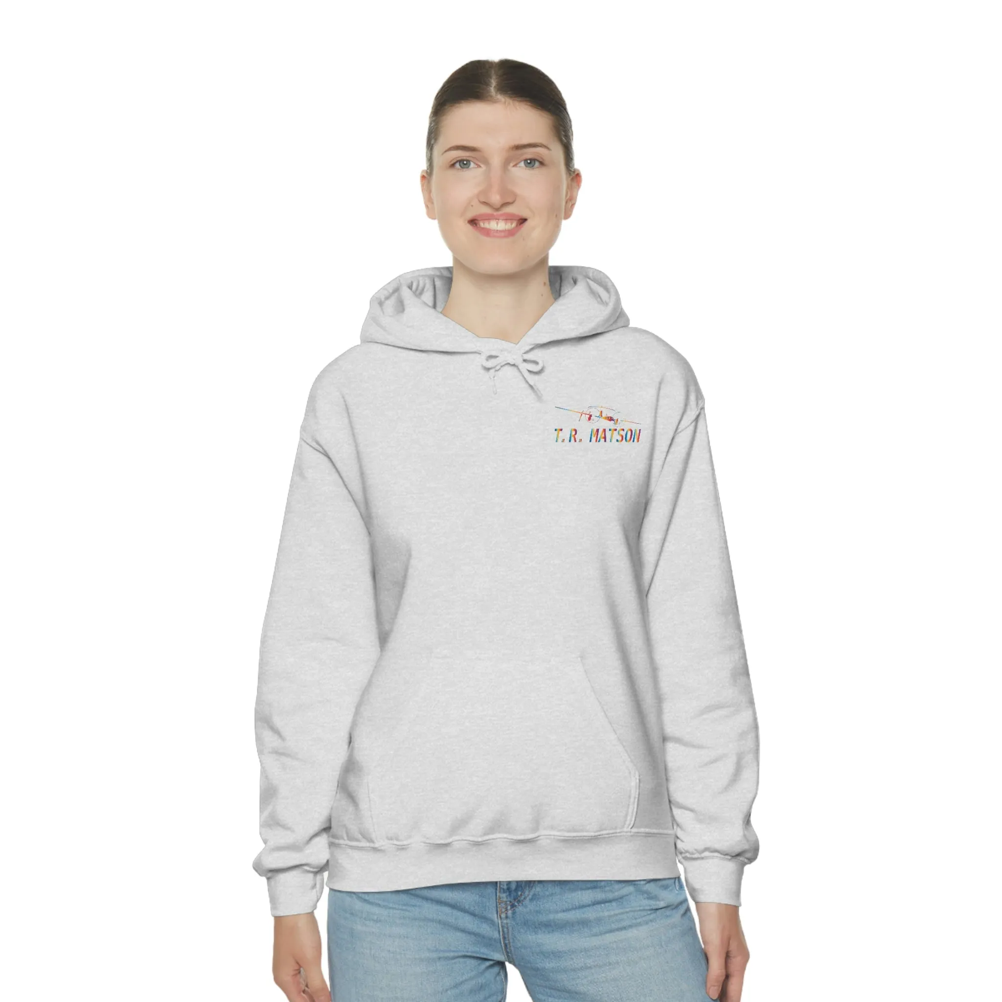 T.R MATSON COLLAB HOODIE: NEVER DOWN, NEVER OUT