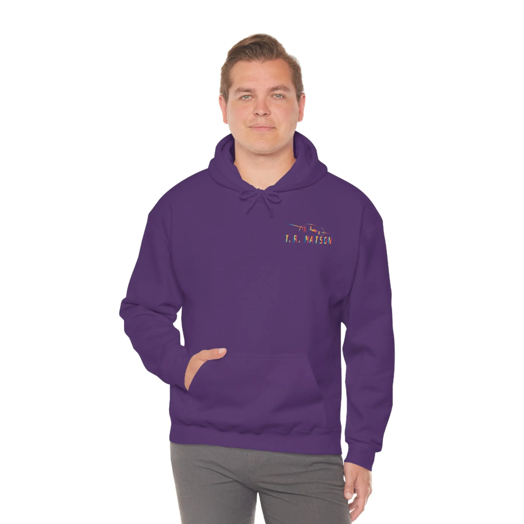 T.R MATSON COLLAB HOODIE: NEVER DOWN, NEVER OUT