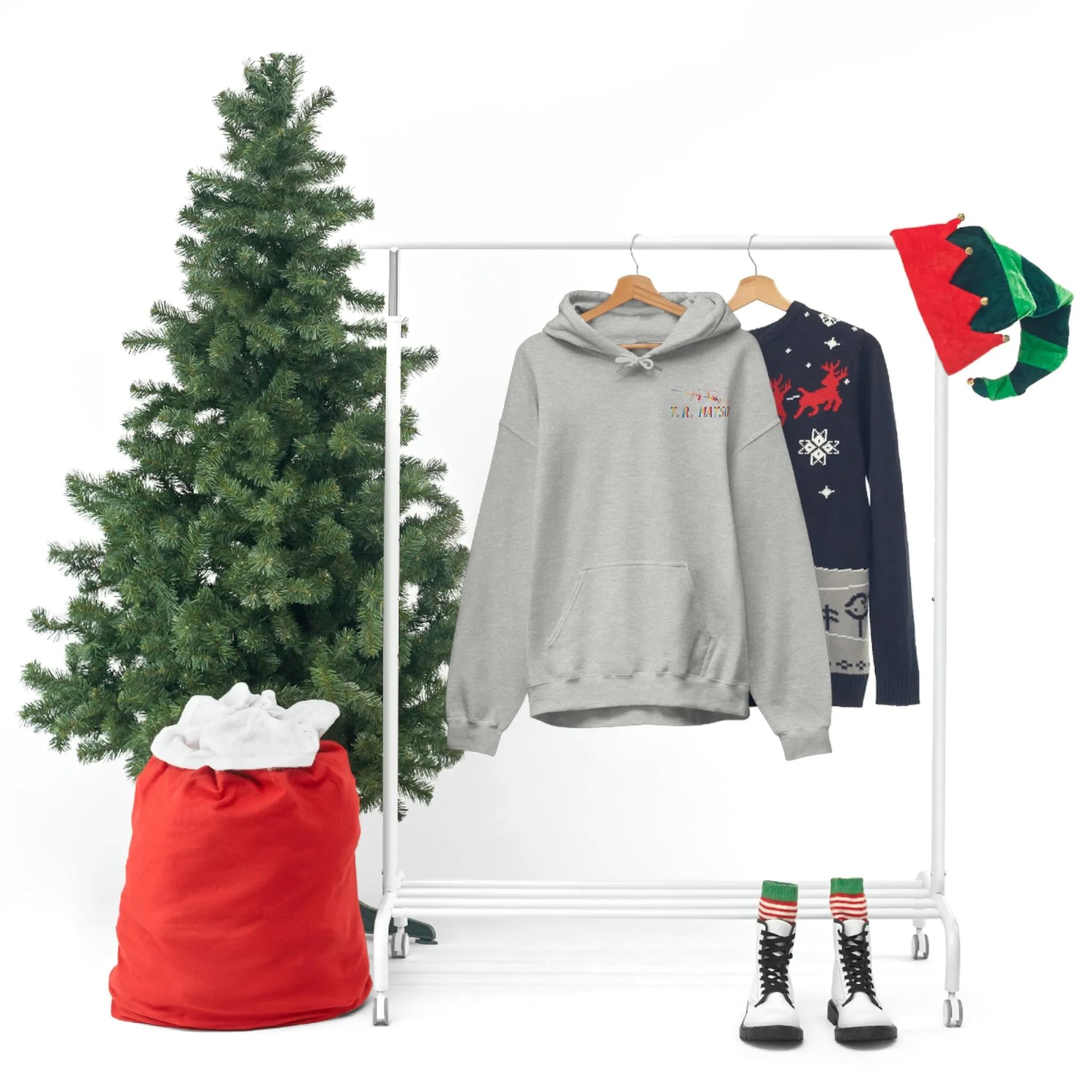 T.R MATSON COLLAB HOODIE: NEVER DOWN, NEVER OUT