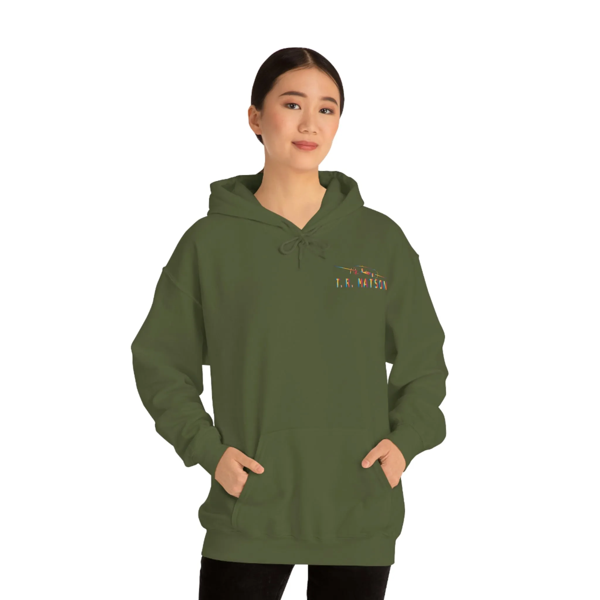 T.R MATSON COLLAB HOODIE: NEVER DOWN, NEVER OUT