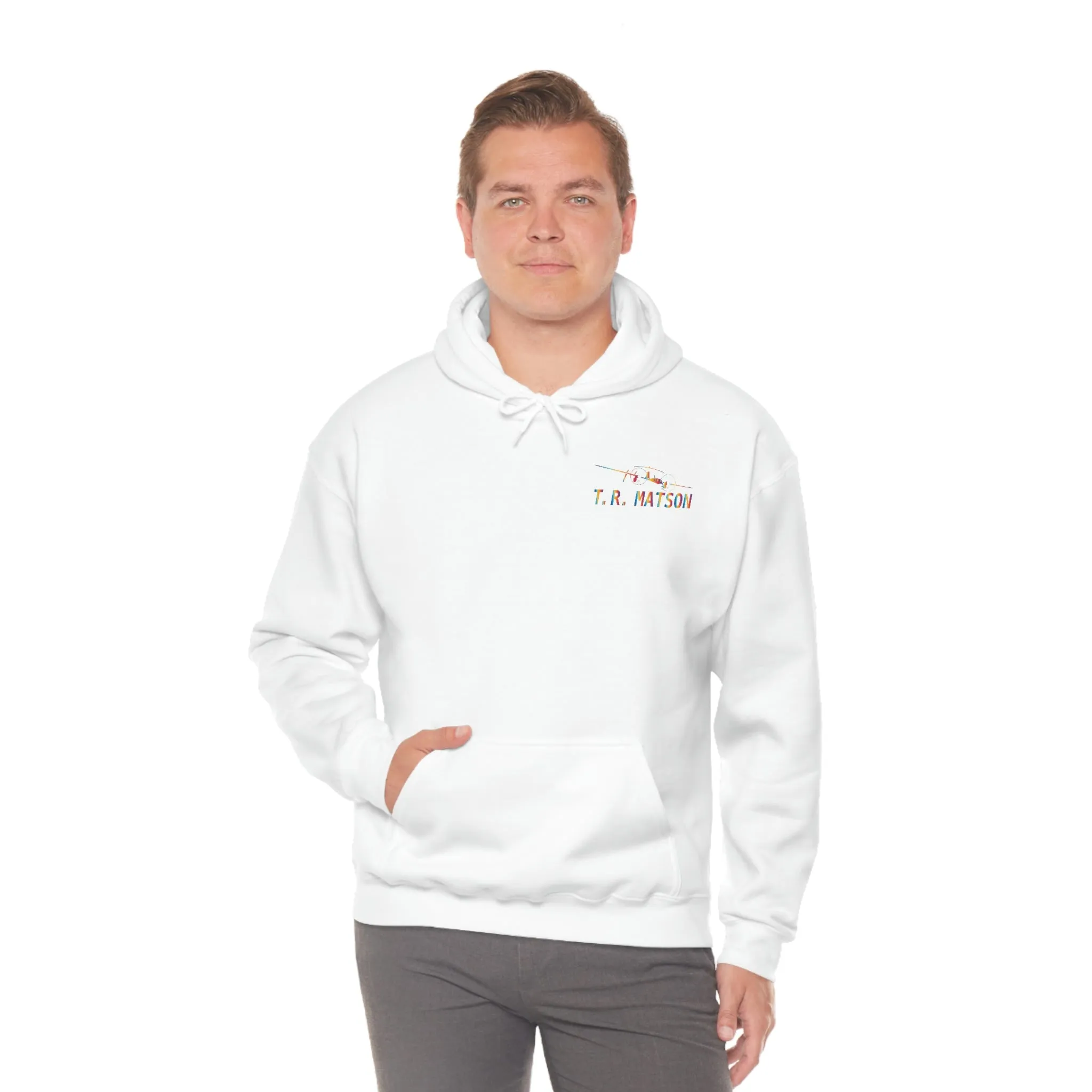 T.R MATSON COLLAB HOODIE: NEVER DOWN, NEVER OUT