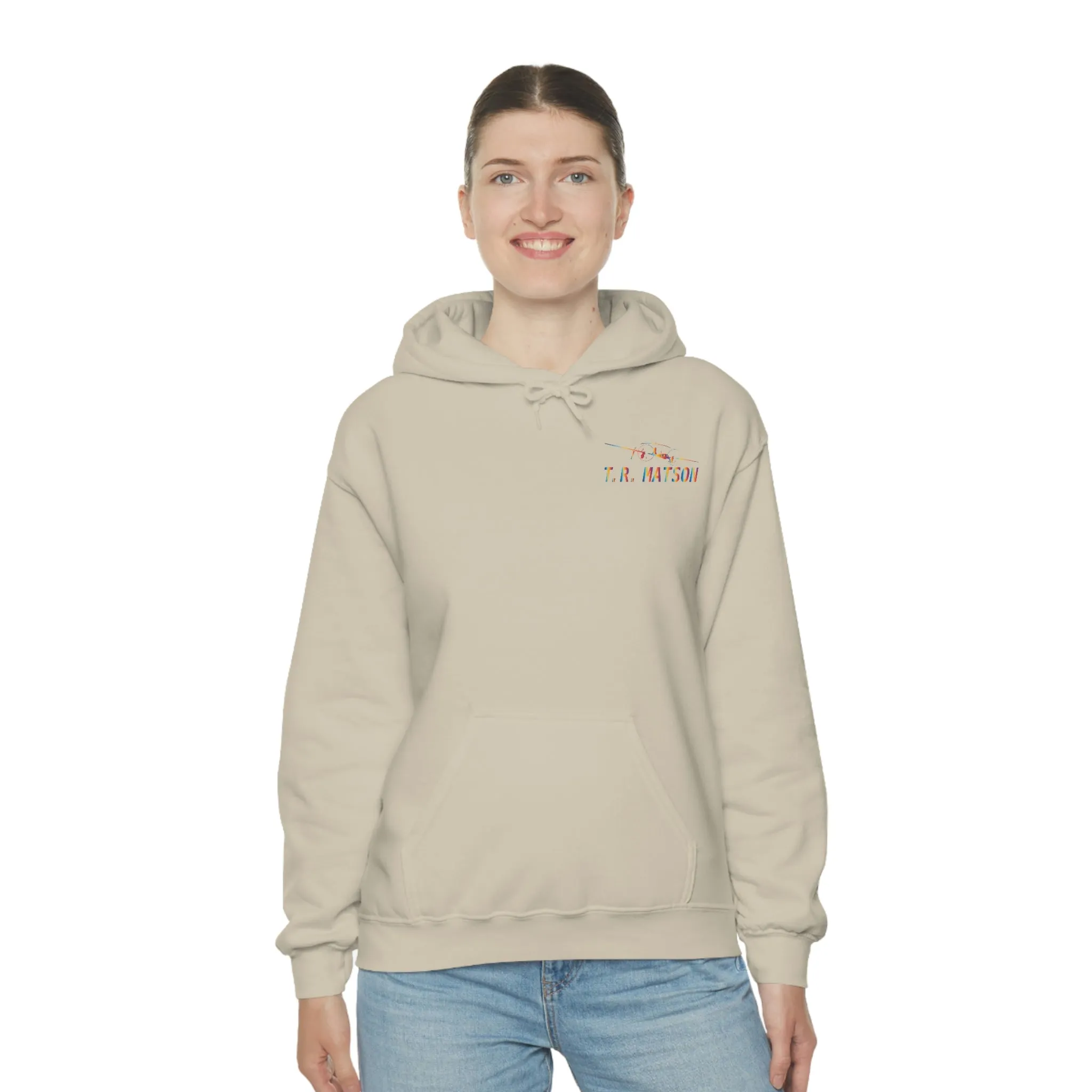 T.R MATSON COLLAB HOODIE: NEVER DOWN, NEVER OUT