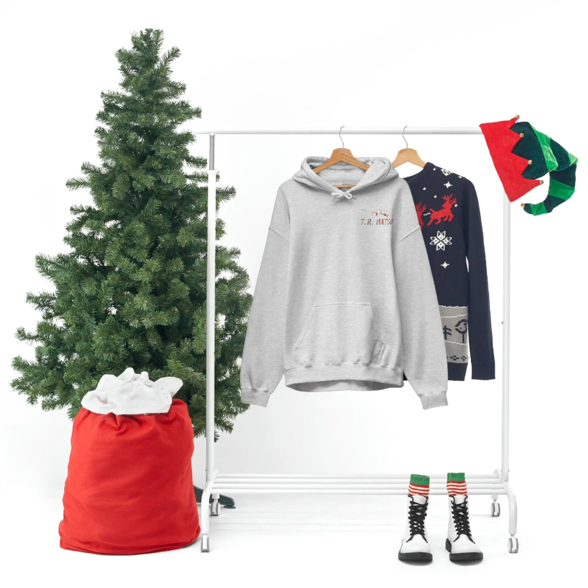 T.R MATSON COLLAB HOODIE: NEVER DOWN, NEVER OUT