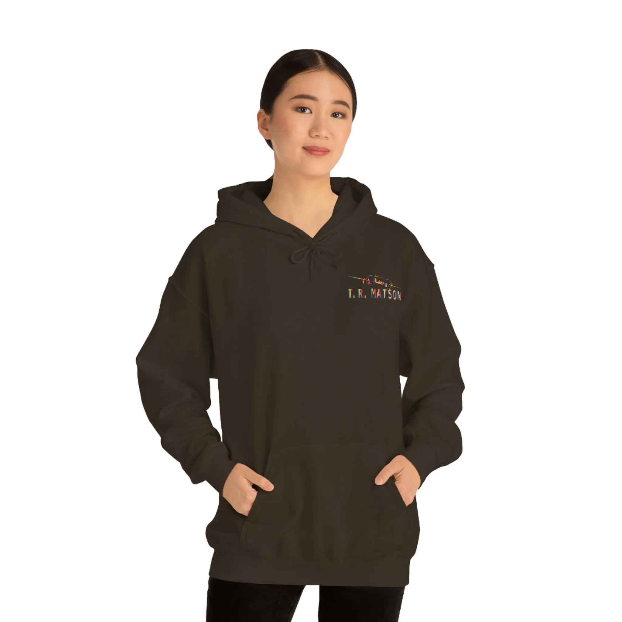 T.R MATSON COLLAB HOODIE: NEVER DOWN, NEVER OUT
