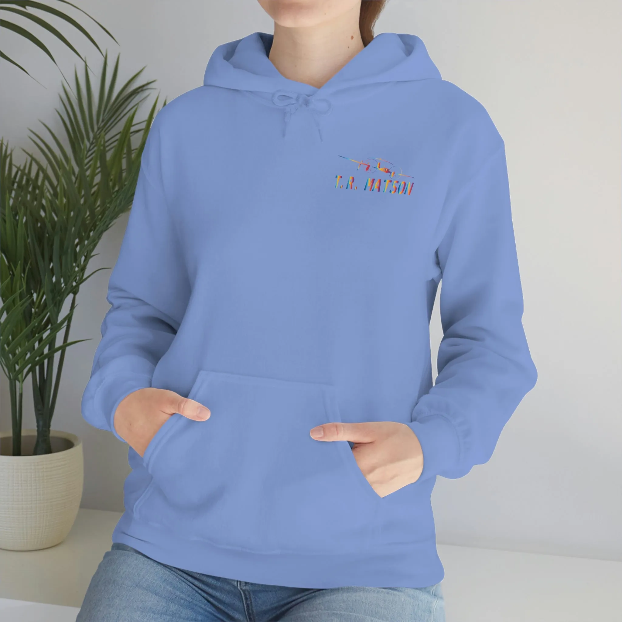 T.R MATSON COLLAB HOODIE: NEVER DOWN, NEVER OUT