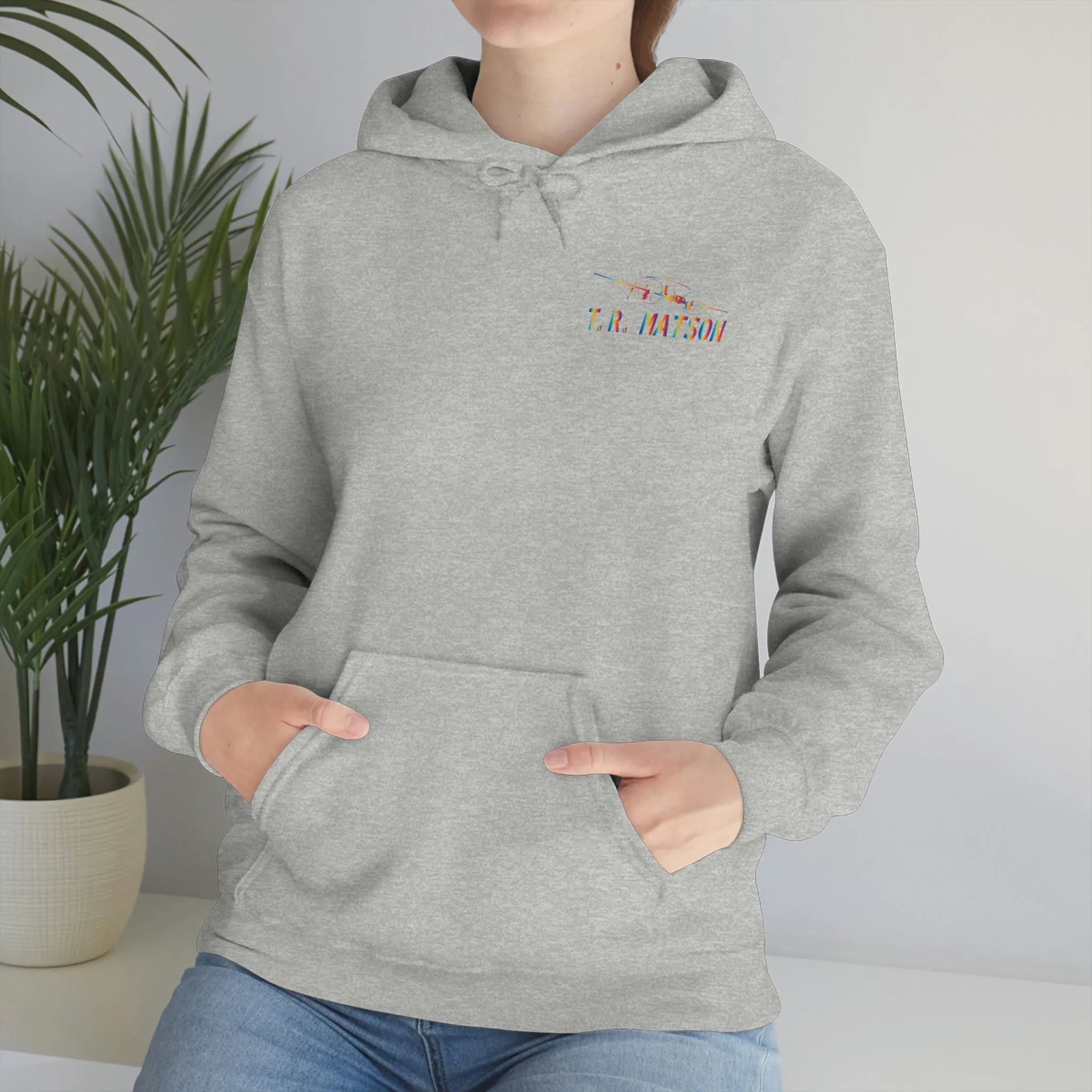 T.R MATSON COLLAB HOODIE: NEVER DOWN, NEVER OUT