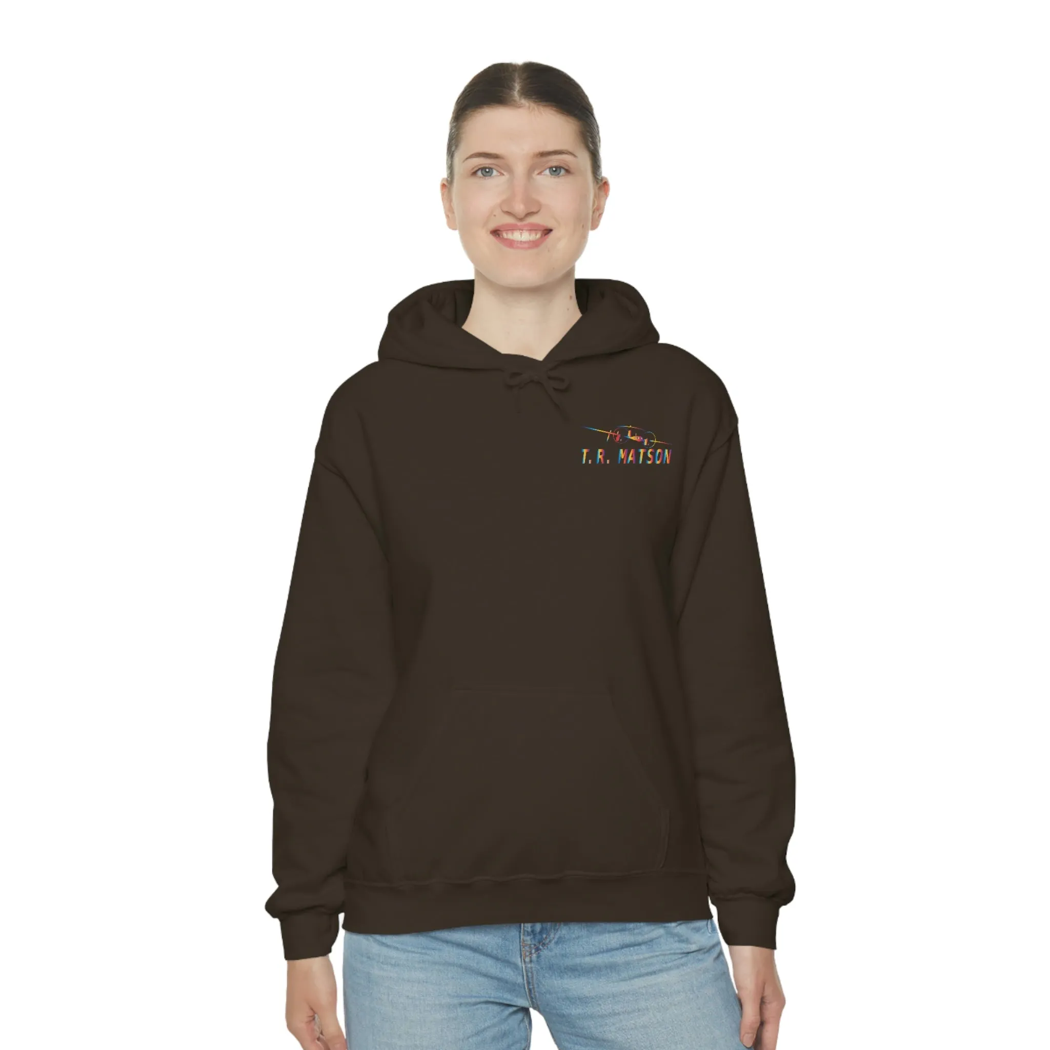 T.R MATSON COLLAB HOODIE: NEVER DOWN, NEVER OUT