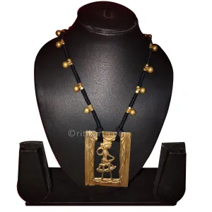 Tribal Dokra Necklace of a Tribal Woman Dancer