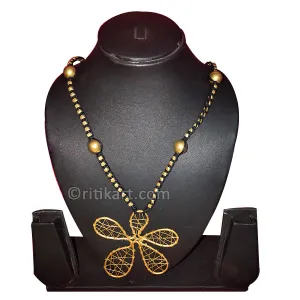 Tribal Flower Design Antique Style Necklace