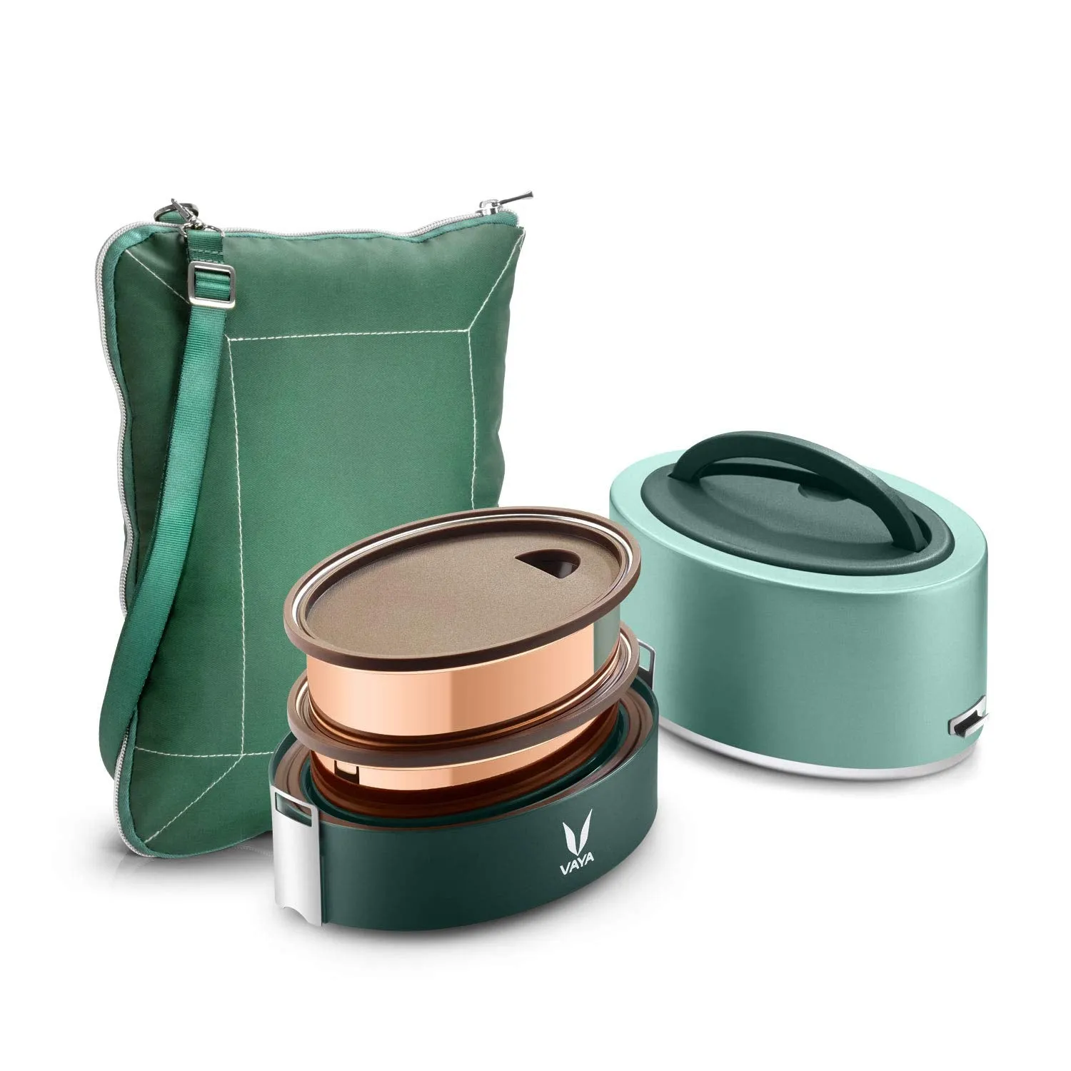 Tyffyn - 600 ml - Green - with BagMat (CC Containers)