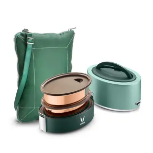 Tyffyn - 600 ml - Green - with BagMat (CC Containers)